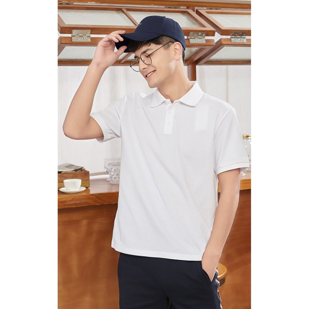 Áo polo nam trơn form vừa PLCST01 vải cá sấu poly cổ trụ thoáng mát Miucho Iconic_thumbnail_2