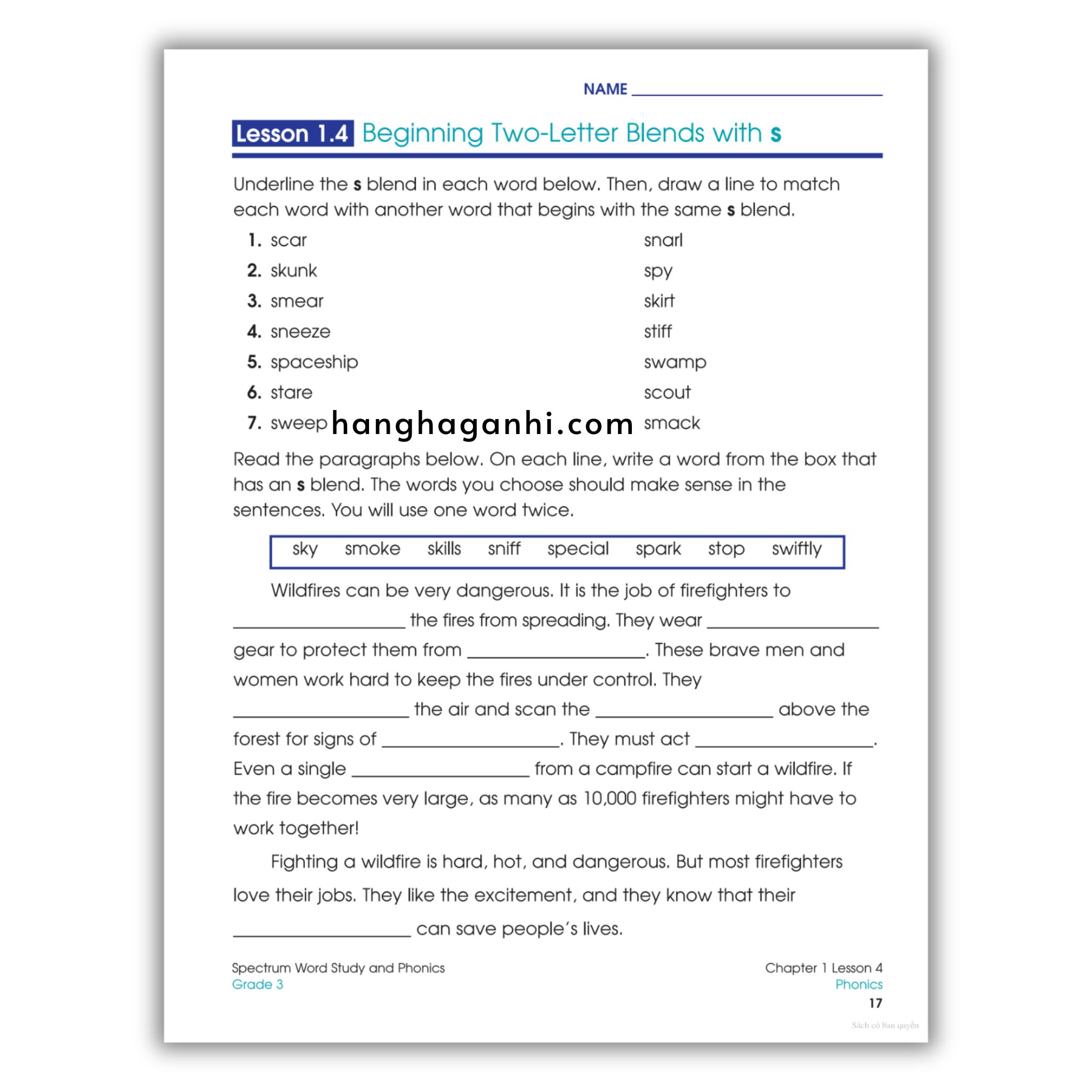 Sách Spectrum Word Study and Phonics Workbook Grade 3_thumbnail_7