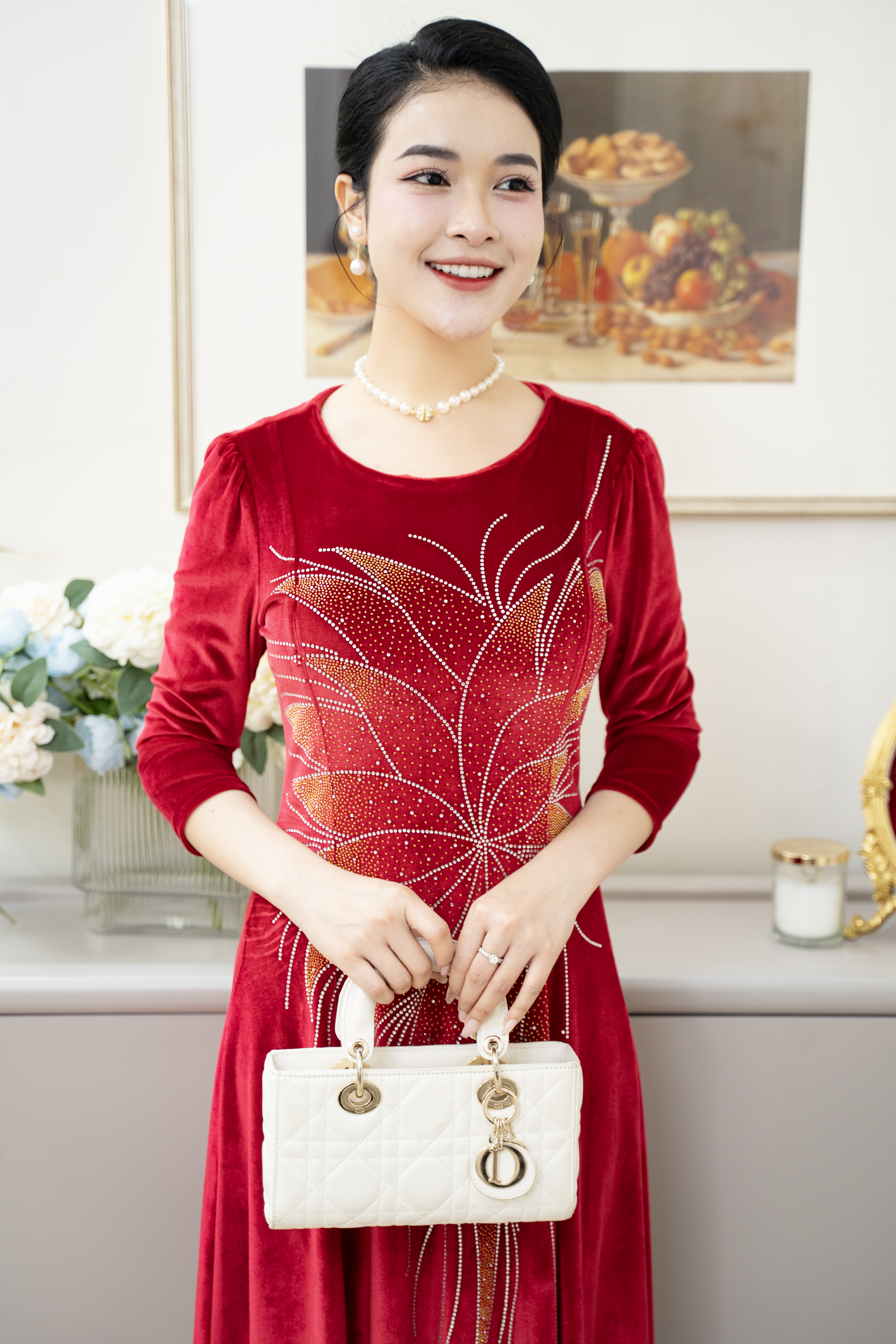 Đầm suông nhung - Y1112 - Thương hiệu Zonbig_thumbnail_3