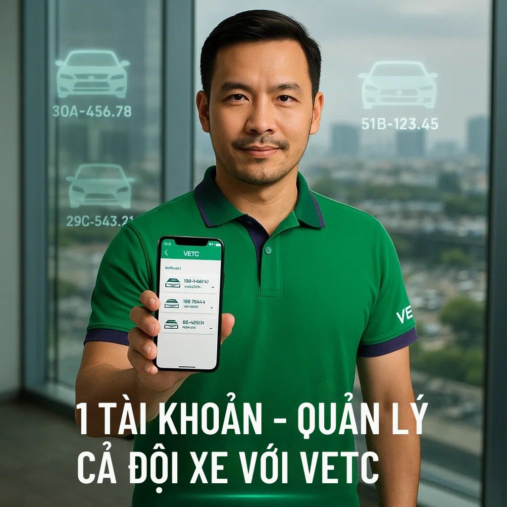 VETC: Giải pháp quản lý nhiều xe cho gia đình & doanh nghiệp