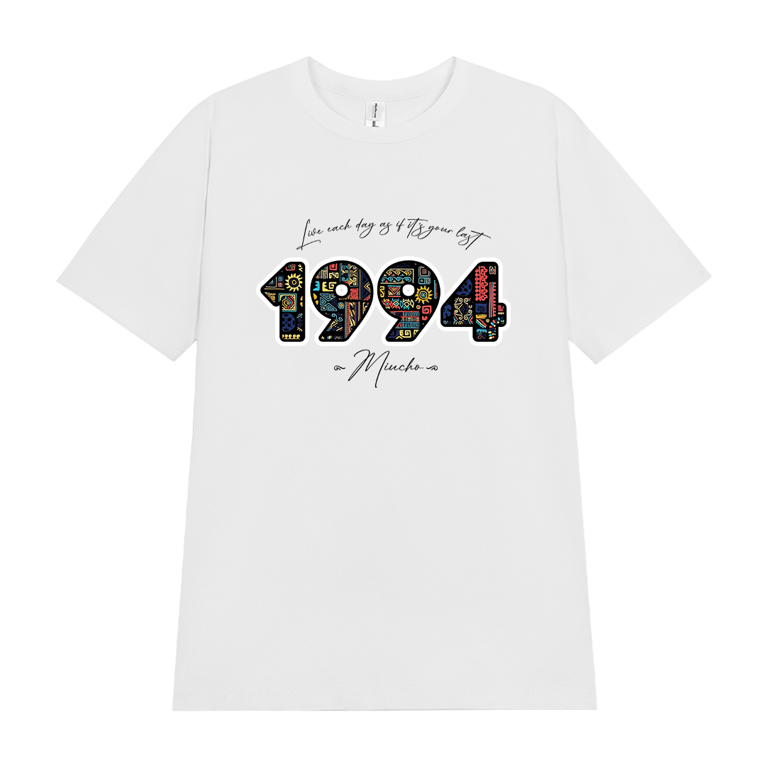 Áo thun nữ in năm sinh 1994 form vừa regular vải cotton 4c thoáng mát ARD1781 Miucho Chic in mix_thumbnail_12