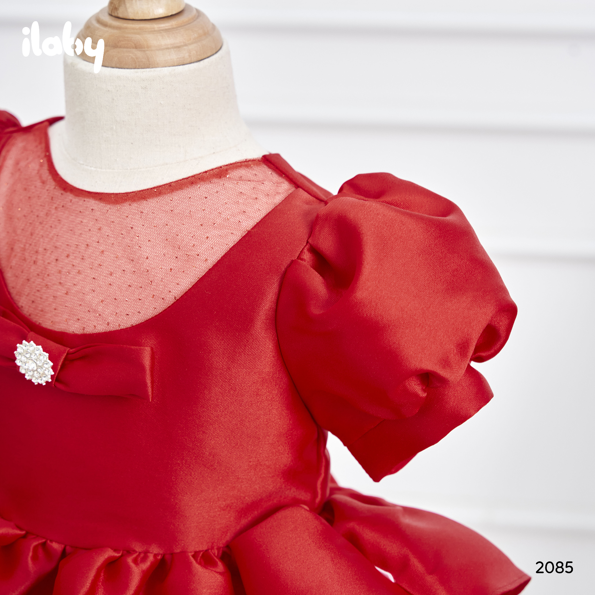 Váy tafta hai tầng nơ đính hoa đá_thumbnail_8