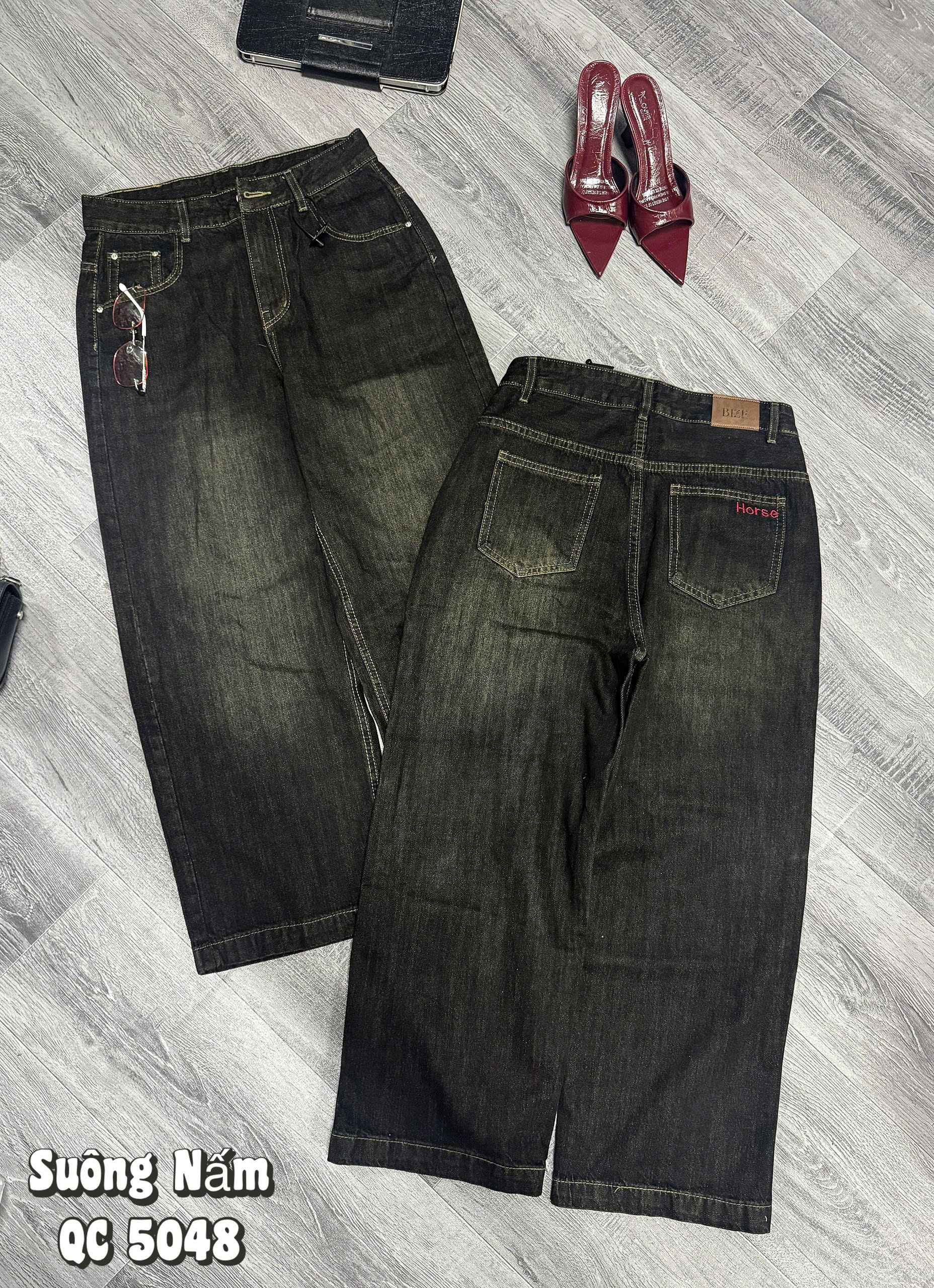 BIGSIZE NỮ - Quần jean suông thêu kiểu T-QJ5048_thumbnail_7