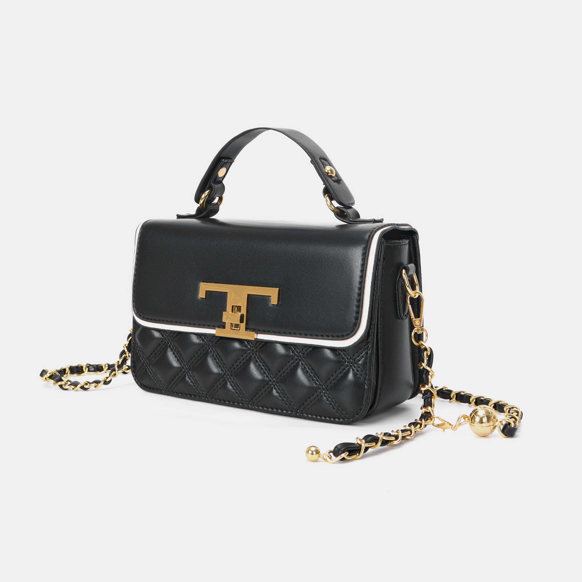 TX17 - Túi Xách Da Họa Tiết Khóa_thumbnail_1