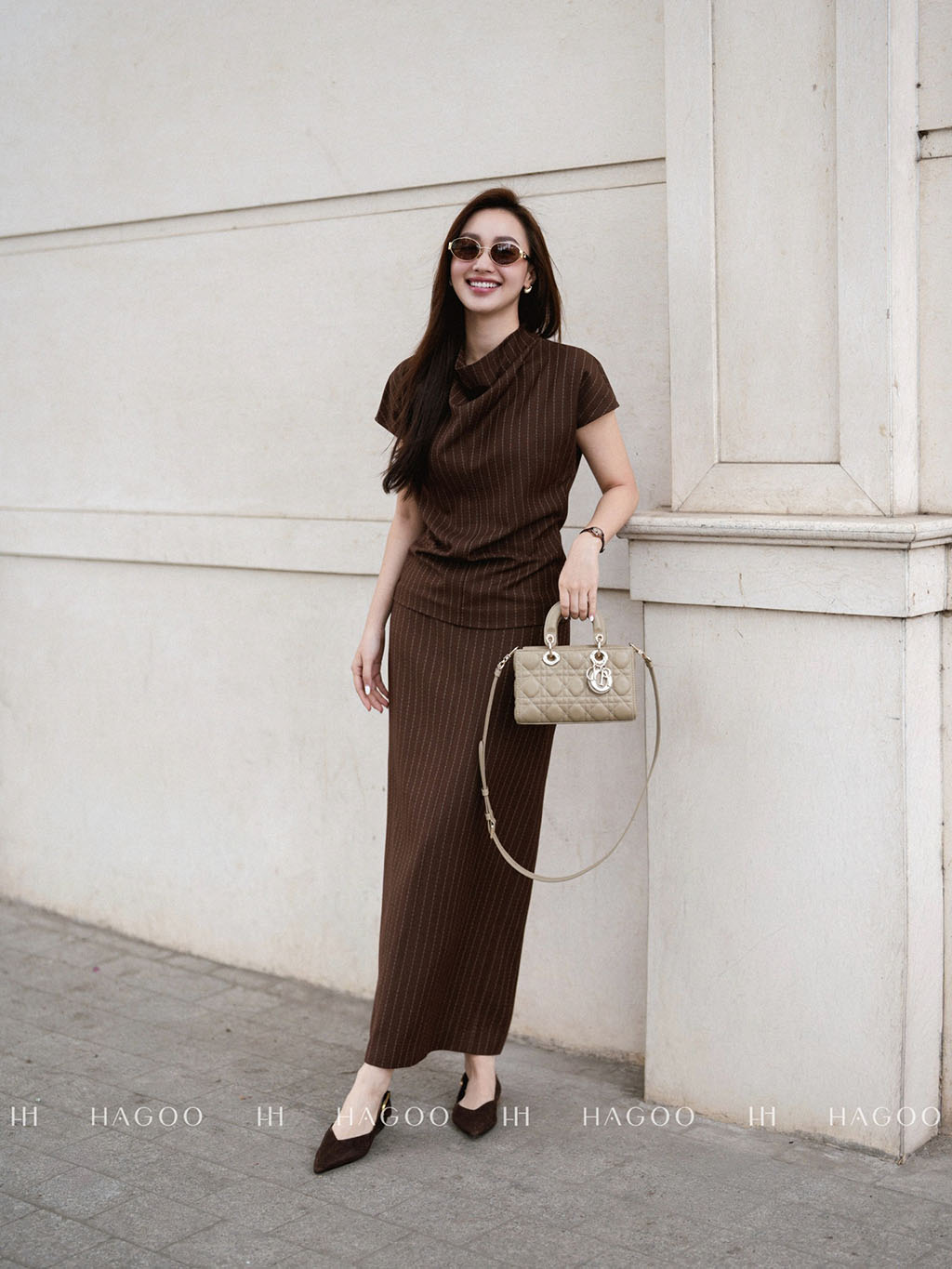 Set áo cổ liền đổ tay hến HAGOO_thumbnail_4