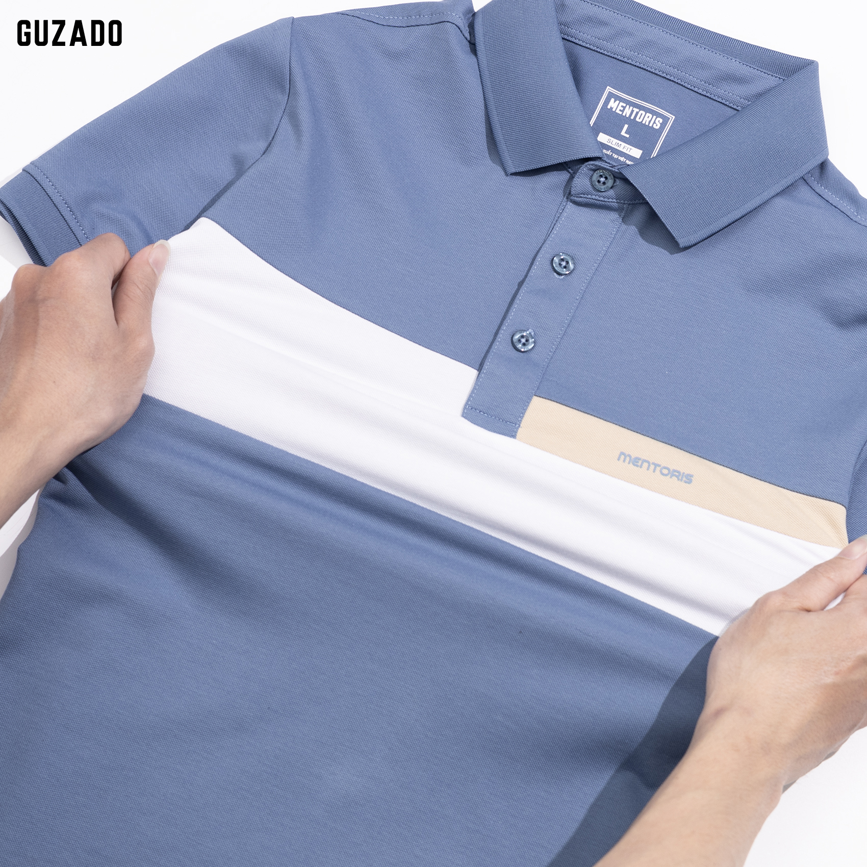 Áo Polo Nam Guzado Vải Cotton Form Slim Fit MPL2515S_thumbnail_2