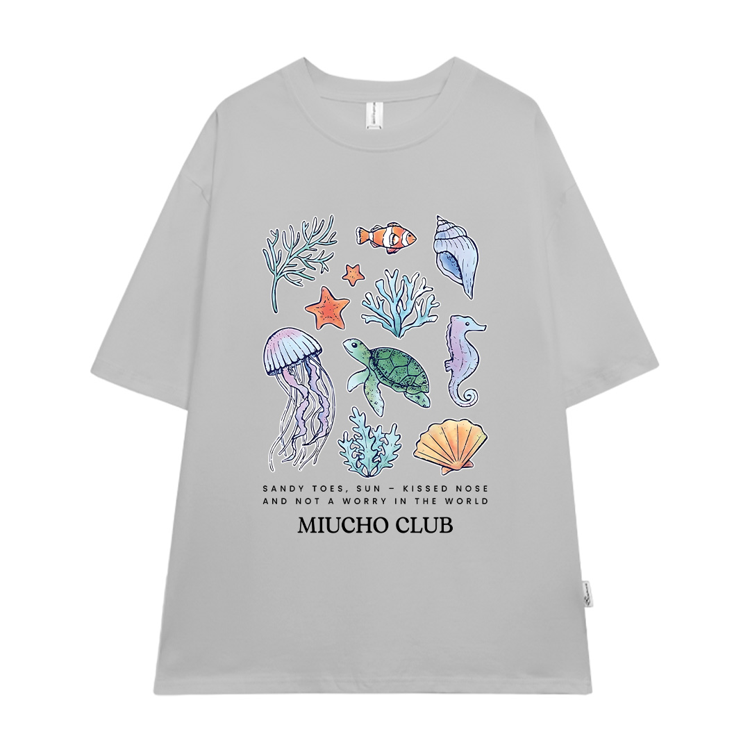 Áo thun form rộng unisex mùa hè ATD1025 Miucho tay lỡ cổ tròn in mix_thumbnail_7