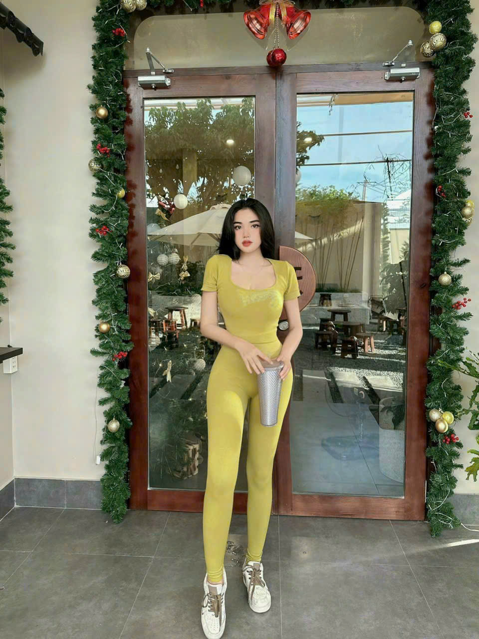Bộ Quần Áo Thể Thao Tập Gym Yoga Nữ - Set Quần Áo Thể Thao Dài Áo Crop Dây Đan Lưng, Co Dãn 4 Chiều, Mịn Mát_thumbnail_7