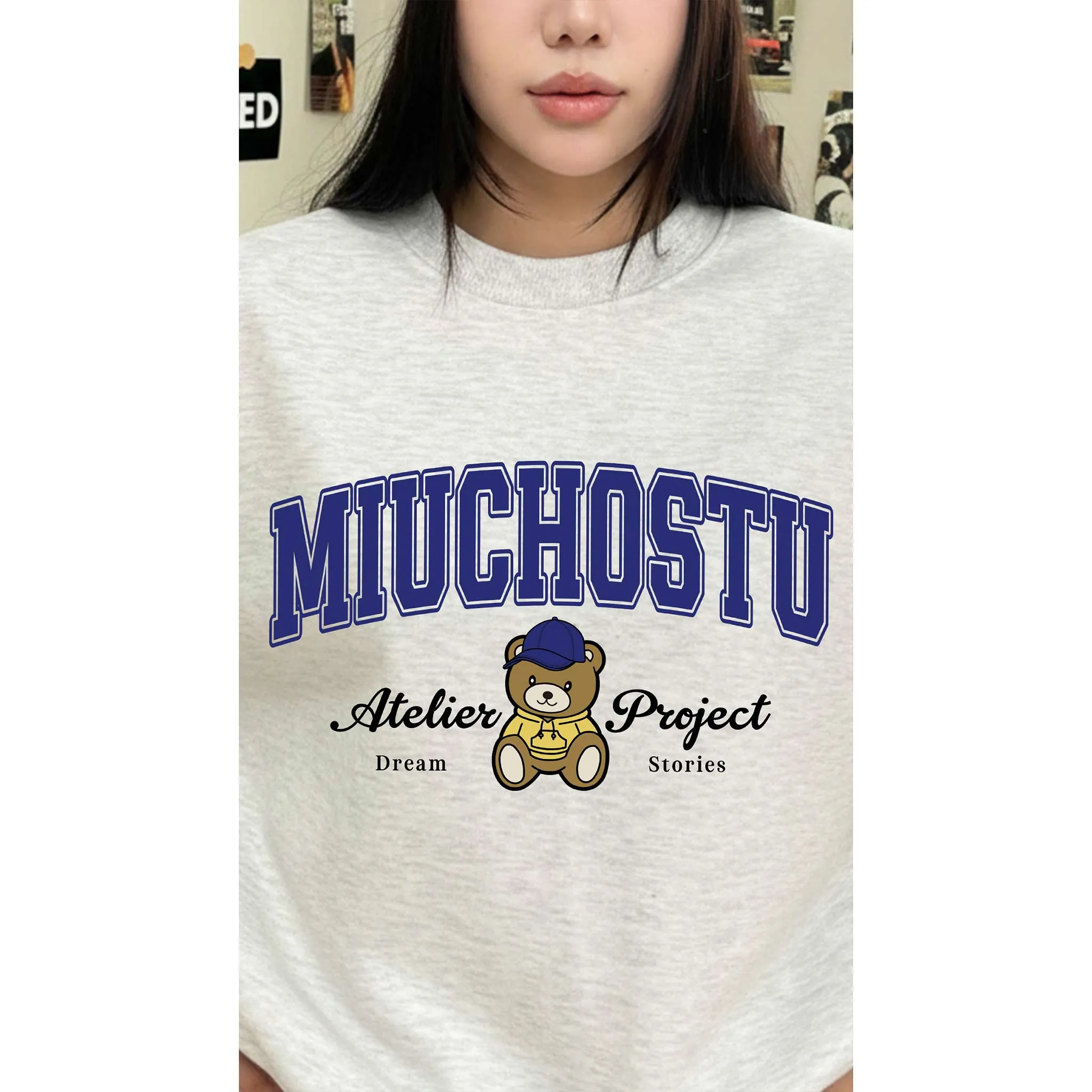 Áo Sweater nam nữ form boxy Miucho nỉ 2 da thoáng mát dày dặn giữ ấm tốt in mix 2790_thumbnail_8