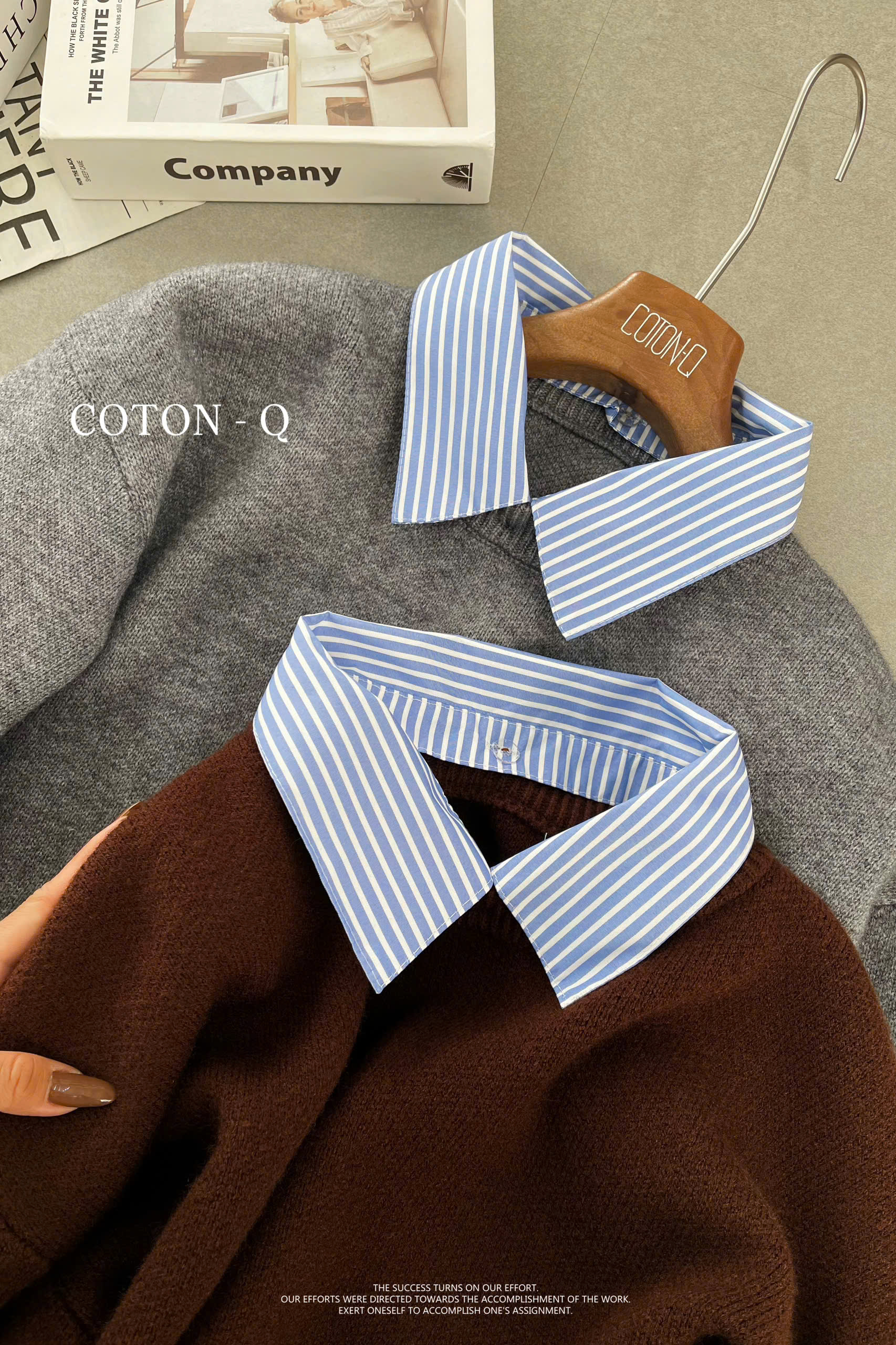 Set áo + chân váy ngắn len ( XÁM )_thumbnail_10