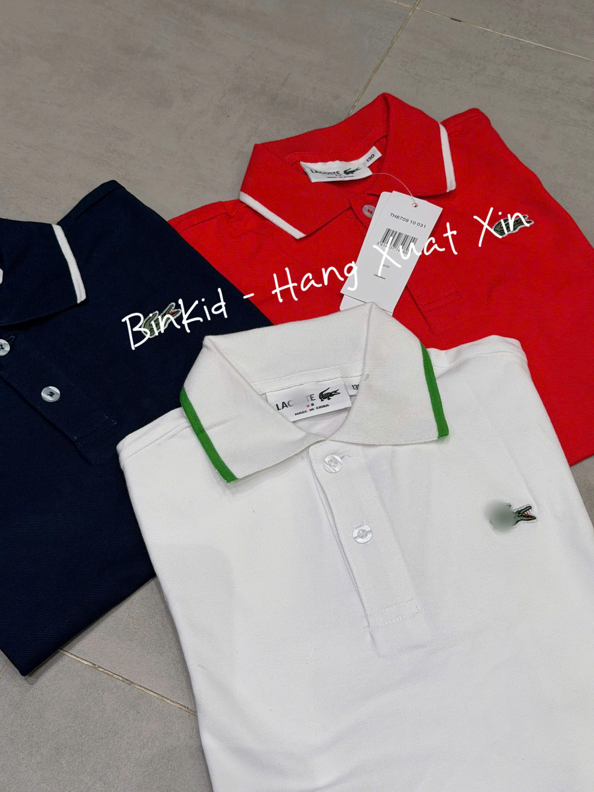 A86 ÁO POLO LACOSTE ĐỎ SIZE LỚN (MUA 2 GIẢM 10K/C)