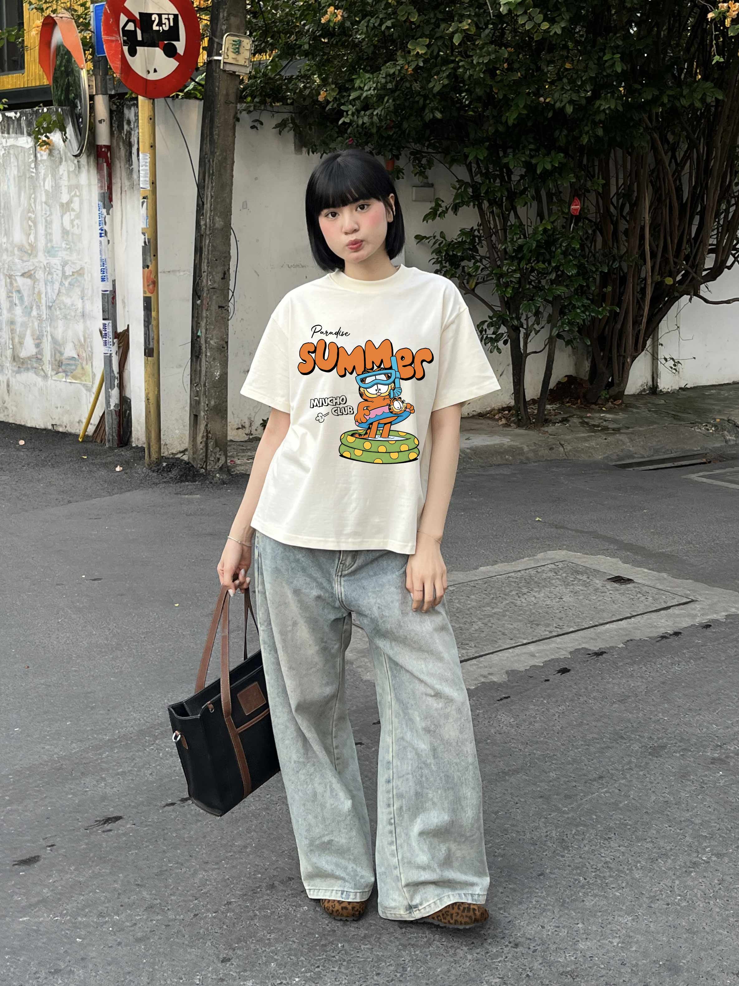 Áo thun boxy hè biển 2270 Miucho chất vải cotton 2 chiều cao cấp dày dặn đứng form in mix_thumbnail_2