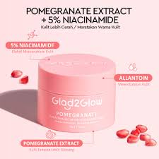Glad2Glow Pomegranate Niacinamide Brightening Moisturizer 30g_thumbnail_2