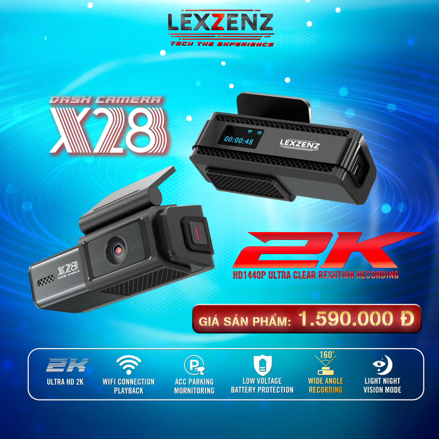 Camera hành trình ô tô Lexzenz X28