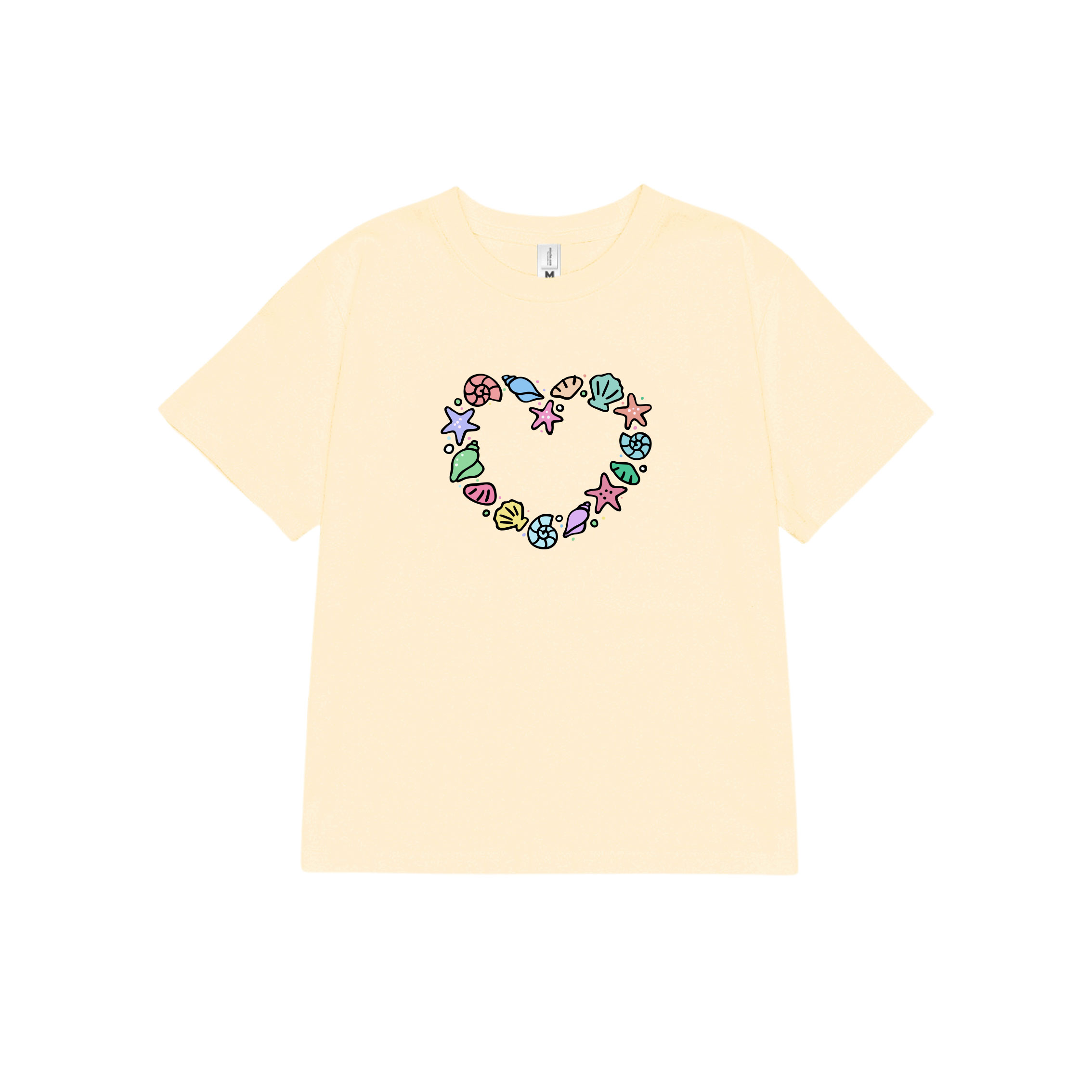 Áo thun baby tee mùa hè in trái tim xinh xắn ABD1024 Miucho tay ngắn Cổ tròn hotrend in artwork_thumbnail_9