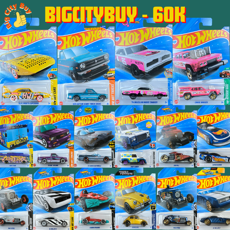 Xe mô hình Hot Wheels Chính Hãng nhiều mẫu. Tỷ lệ: 1:64. Giao ngẫu nhiên, Không chọn mẫu._thumbnail_1