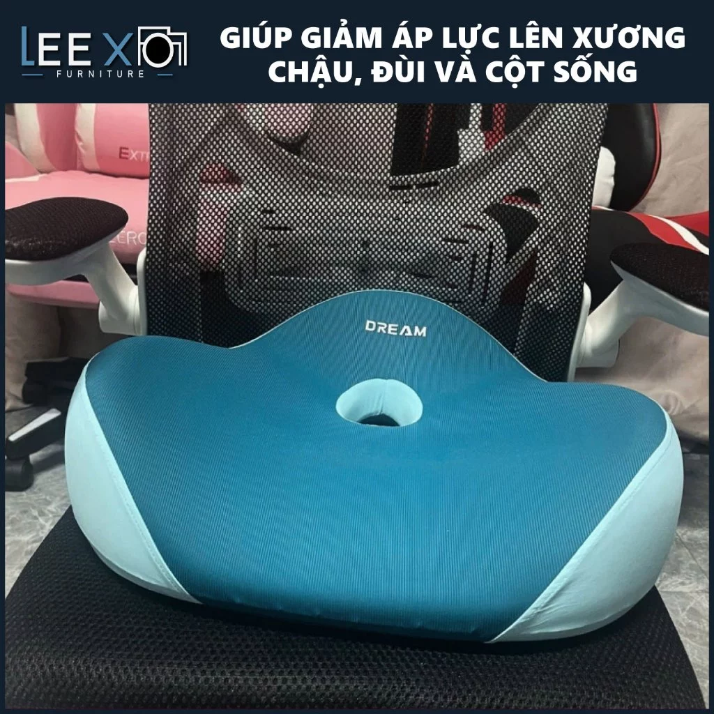 Đệm Ngồi Văn Phòng DREAM – Gối Công Thái Học Êm Ái, Giúp Giảm Đau Mông, Tận Hưởng Sự Thoải Mái Khi Làm Việc_thumbnail_2