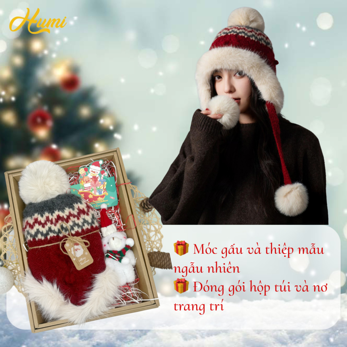 SET QUÀ NOEL MŨ LEN ML36 (NO-ML36)