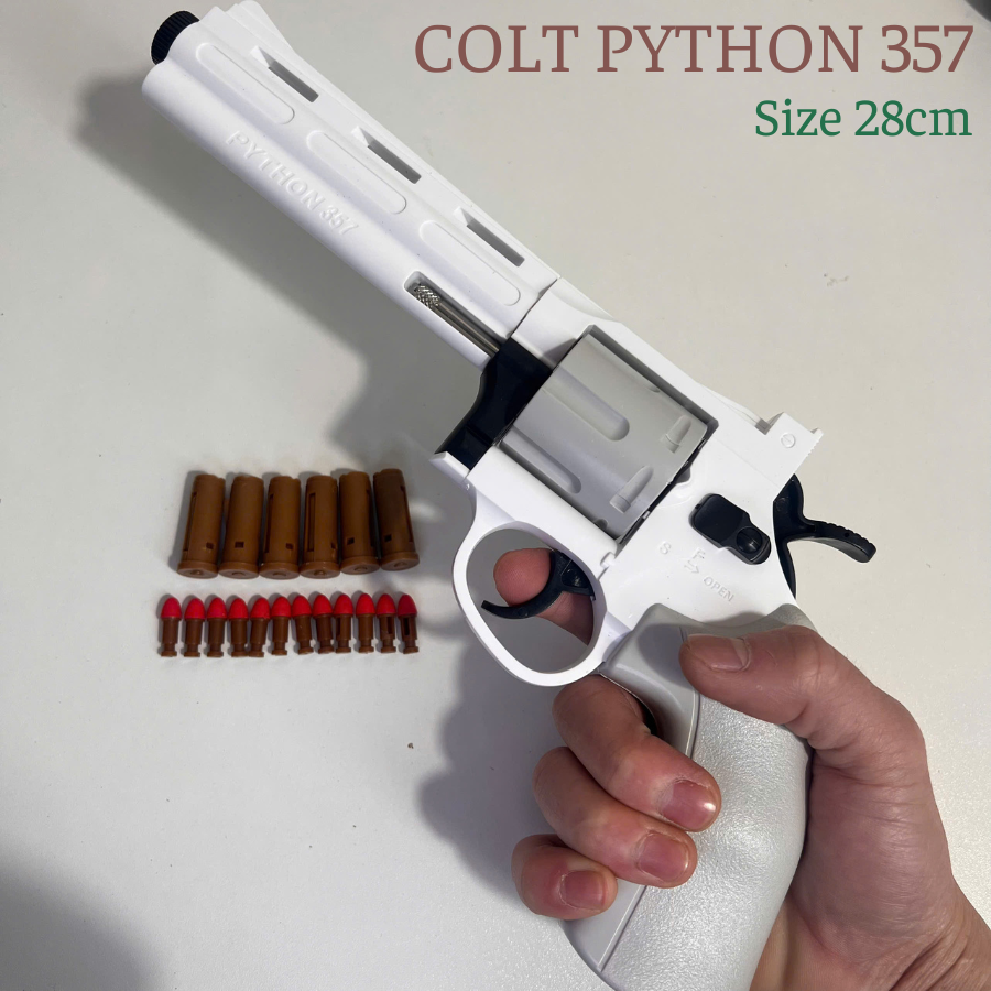 Súng Đồ Chơi Súng Lục Ổ Quay Colt Python 357 kích thước 23-28cm_thumbnail_4