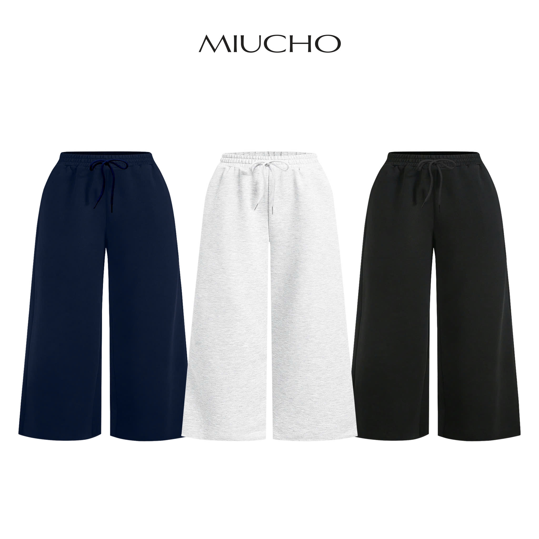 Quần dài unisex Miucho ống rộng vải nỉ 2 da dày dặn thoáng mát QD00058_thumbnail_2