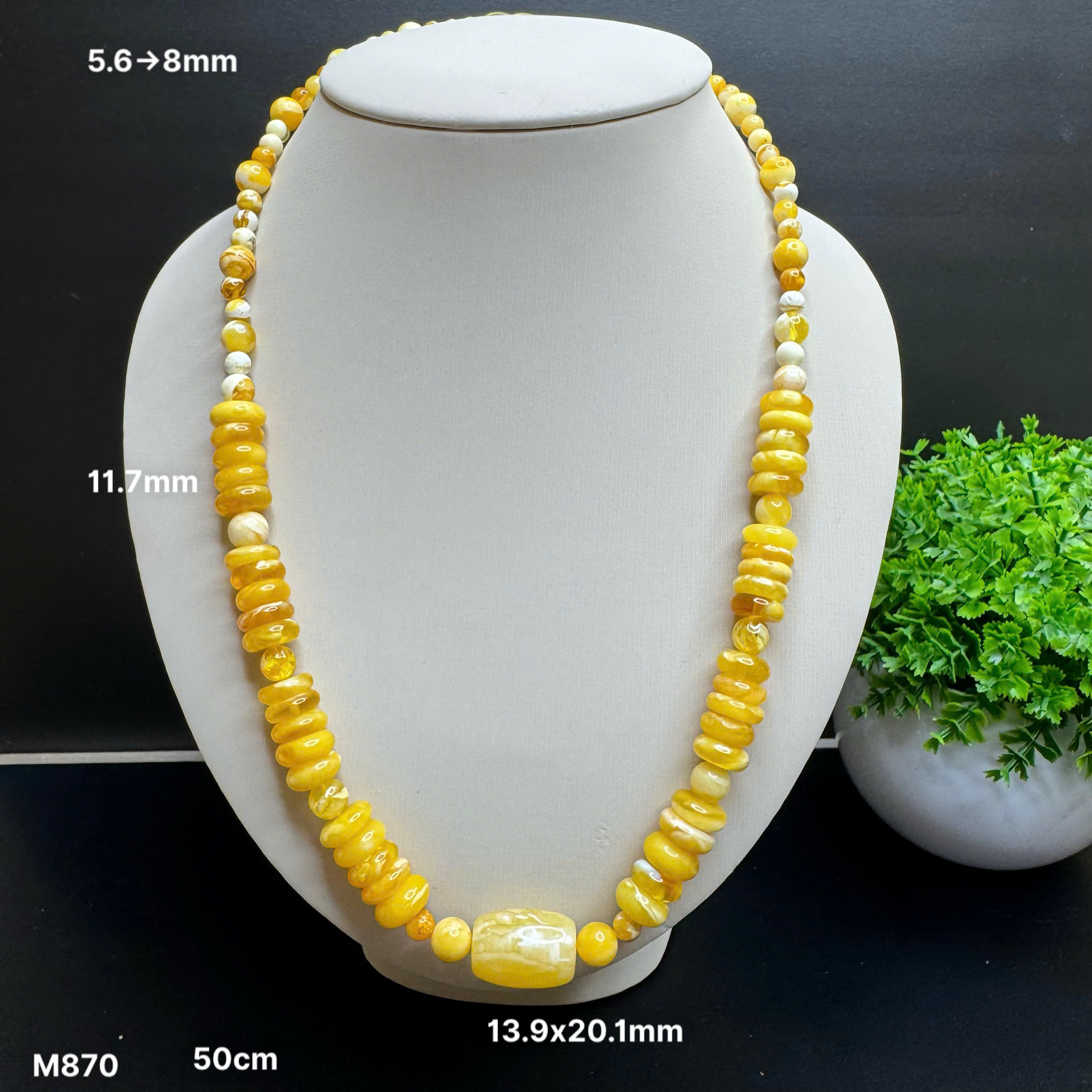 Vòng Cổ Mật Bạch Bánh Xe - M870