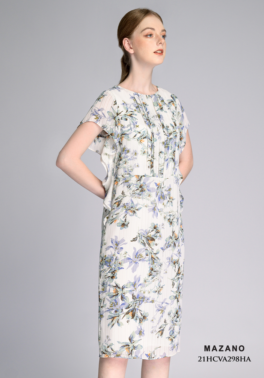 Váy suông trắng họa tiết hoa cánh dơi_thumbnail_2