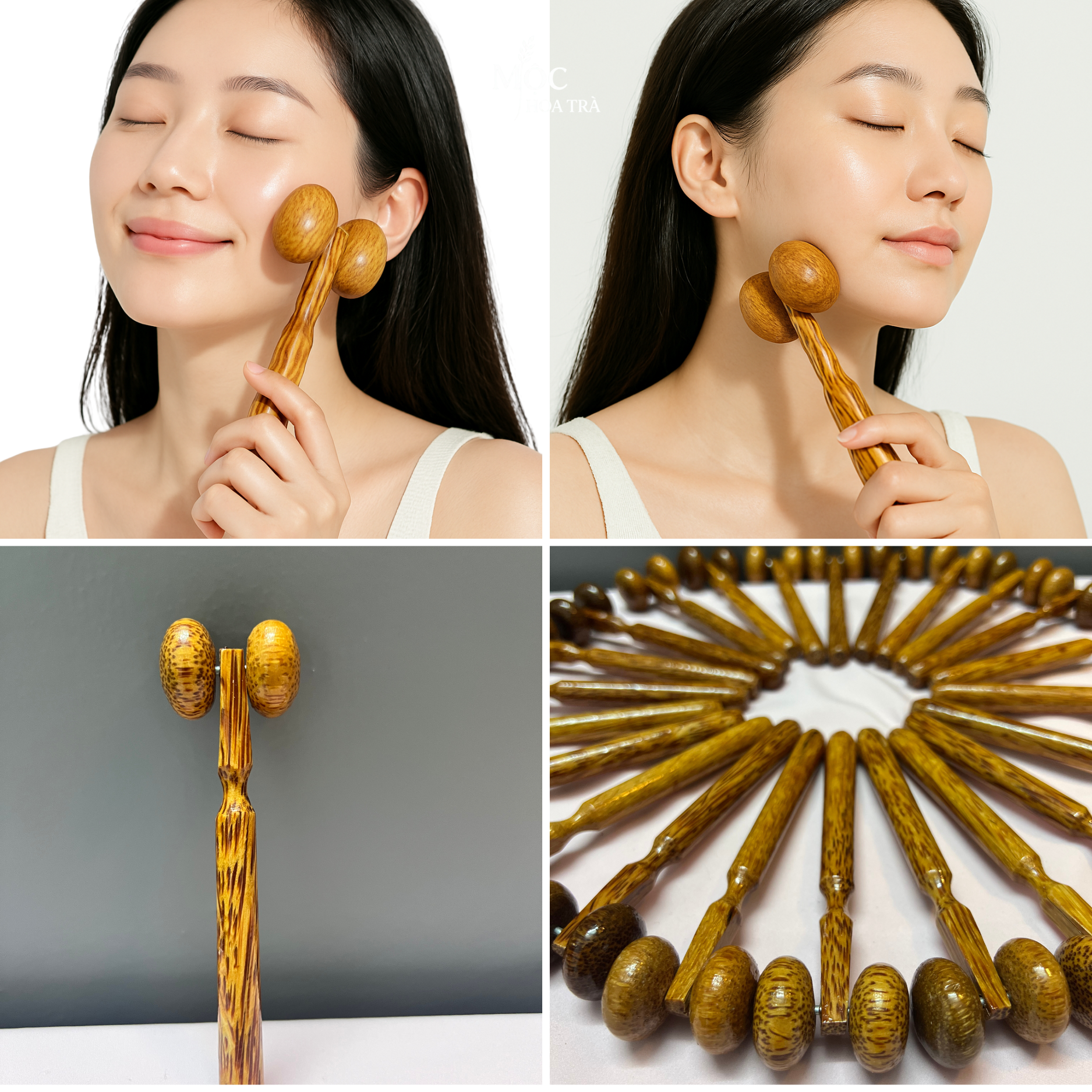Cây Lăn Massage Mặt Gỗ Dừa Thủ công– Thư Giãn, Dưỡng da, Thon Gọn Gương Mặt, Giảm Căng Thẳng - Chăm Sóc Da Mặt Tại Nhà_thumbnail_2