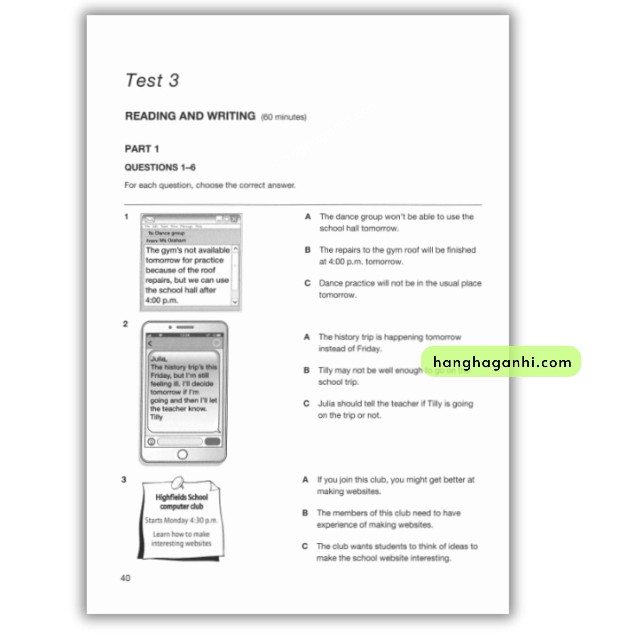 A2 Key for Schools 2 for the Revised 2020 Exam with Answers Authentic Practice Tests_thumbnail_3