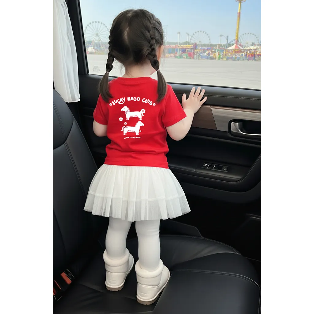 Áo thun cho bé Kado vải cotton thoáng mát tay ngắn cổ tròn Tết Bính Ngọ in mix 2869_thumbnail_7