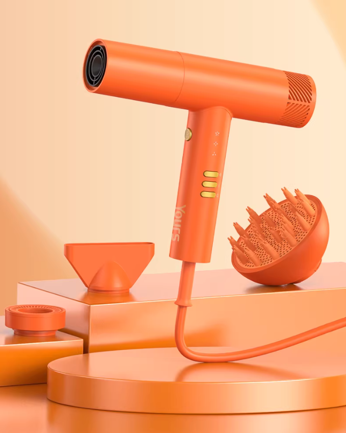 Máy sấy tóc chuyên nghiệp Your 6811 - màu cam
