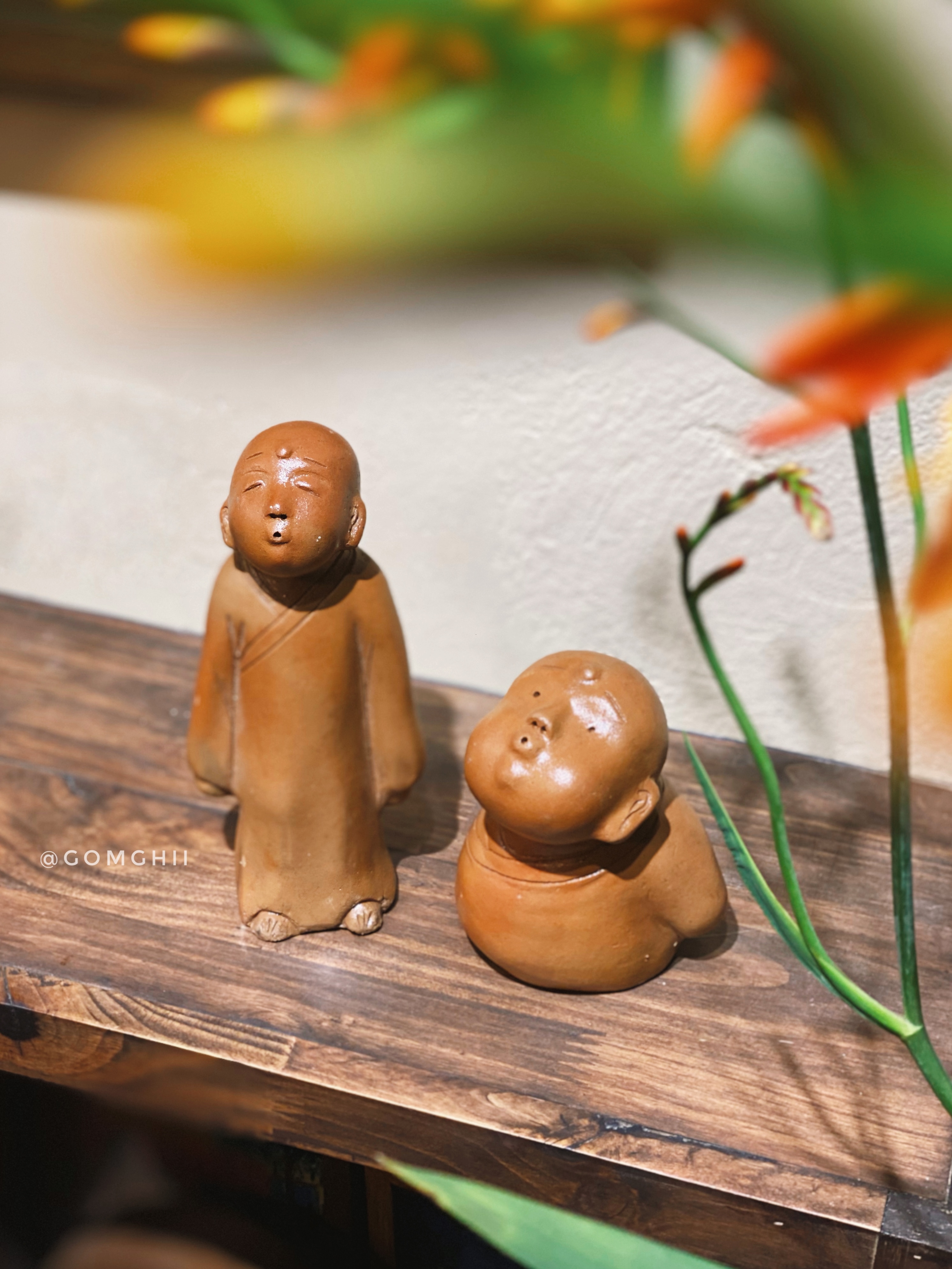 Tượng đôi chú tiểu gốm Bàu Trúc_thumbnail_2