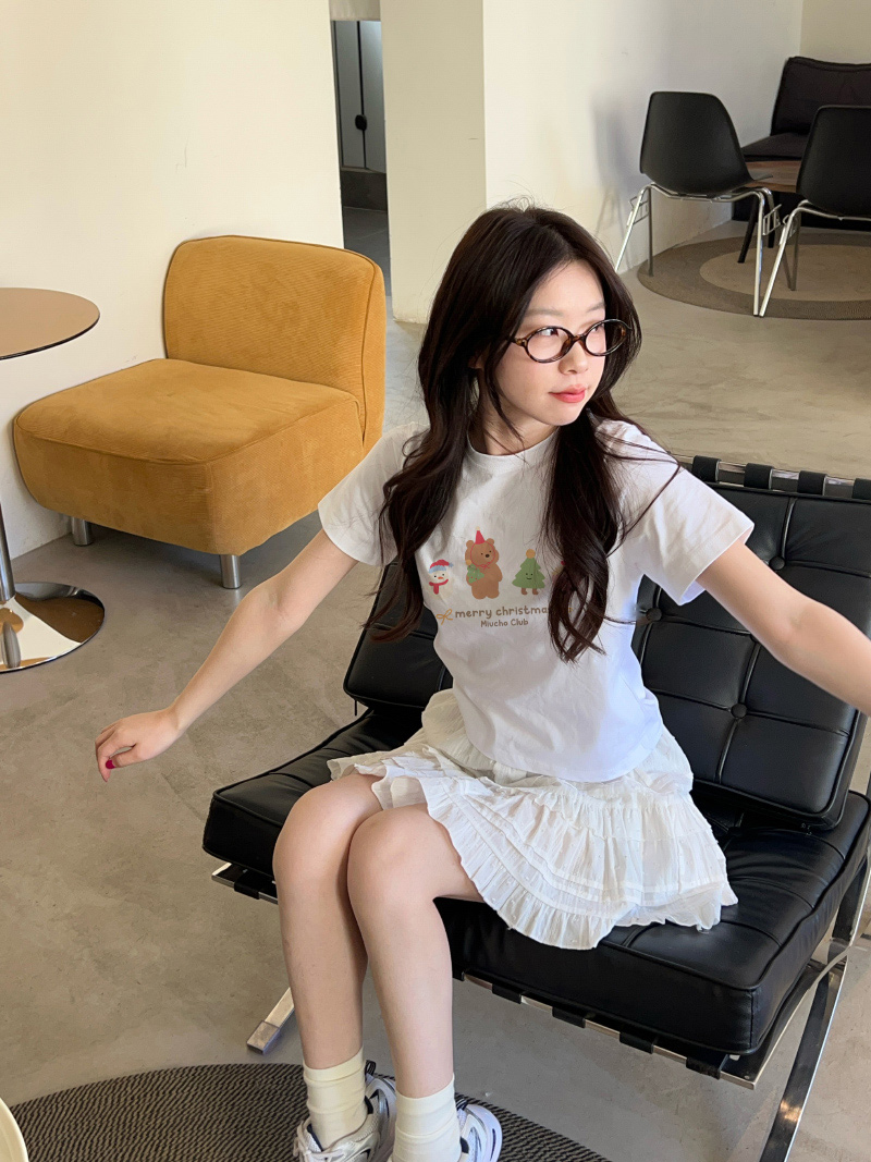 Áo baby tee ôm local brand ABD1628 Miucho vải cotton co giãn thoáng mát cổ tròn in mix_thumbnail_6