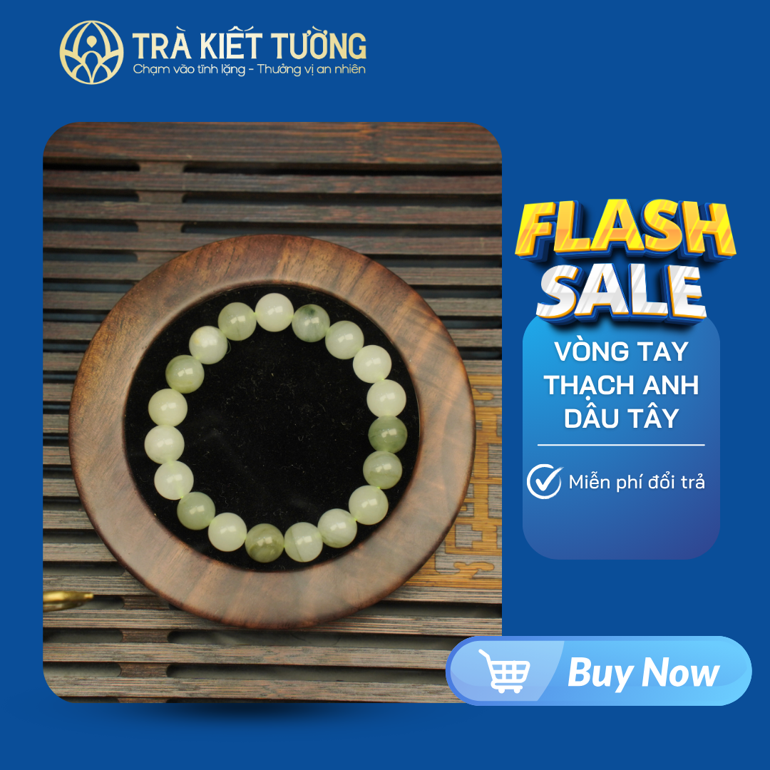 VÒNG TAY THẠCH ANH DÂU TÂY 10LI