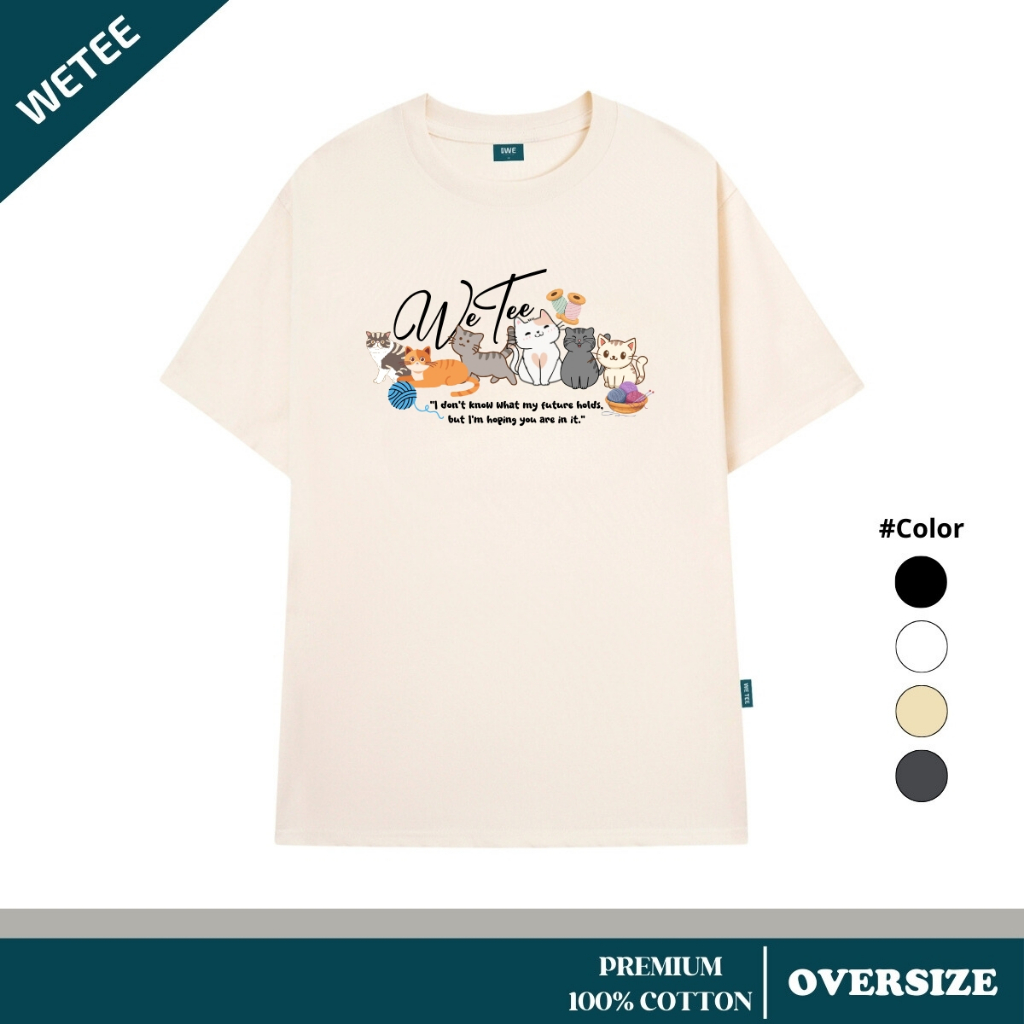 Áo thun nữ form rộng Happy Cats local brand WE TEE unisex nam nữ - WU0983_thumbnail_2