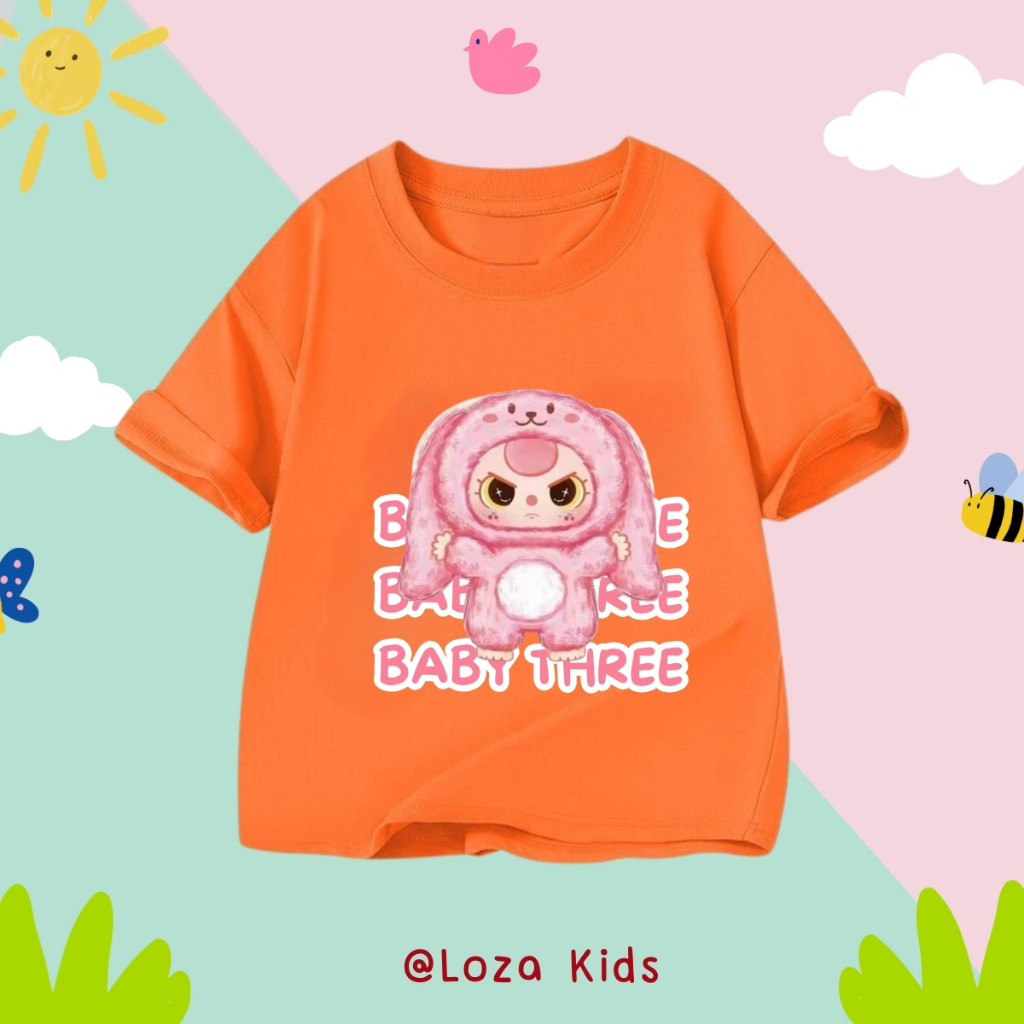Áo thun bé gái in hình 'Baby three V3' - Loza Kids AT2915_thumbnail_6