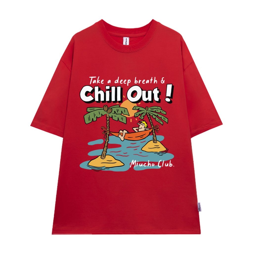 Áo thun nam form rộng ATD1145 Miucho Man tay ngắn thoáng mát cổ tròn in mix BST hè biển_thumbnail_14