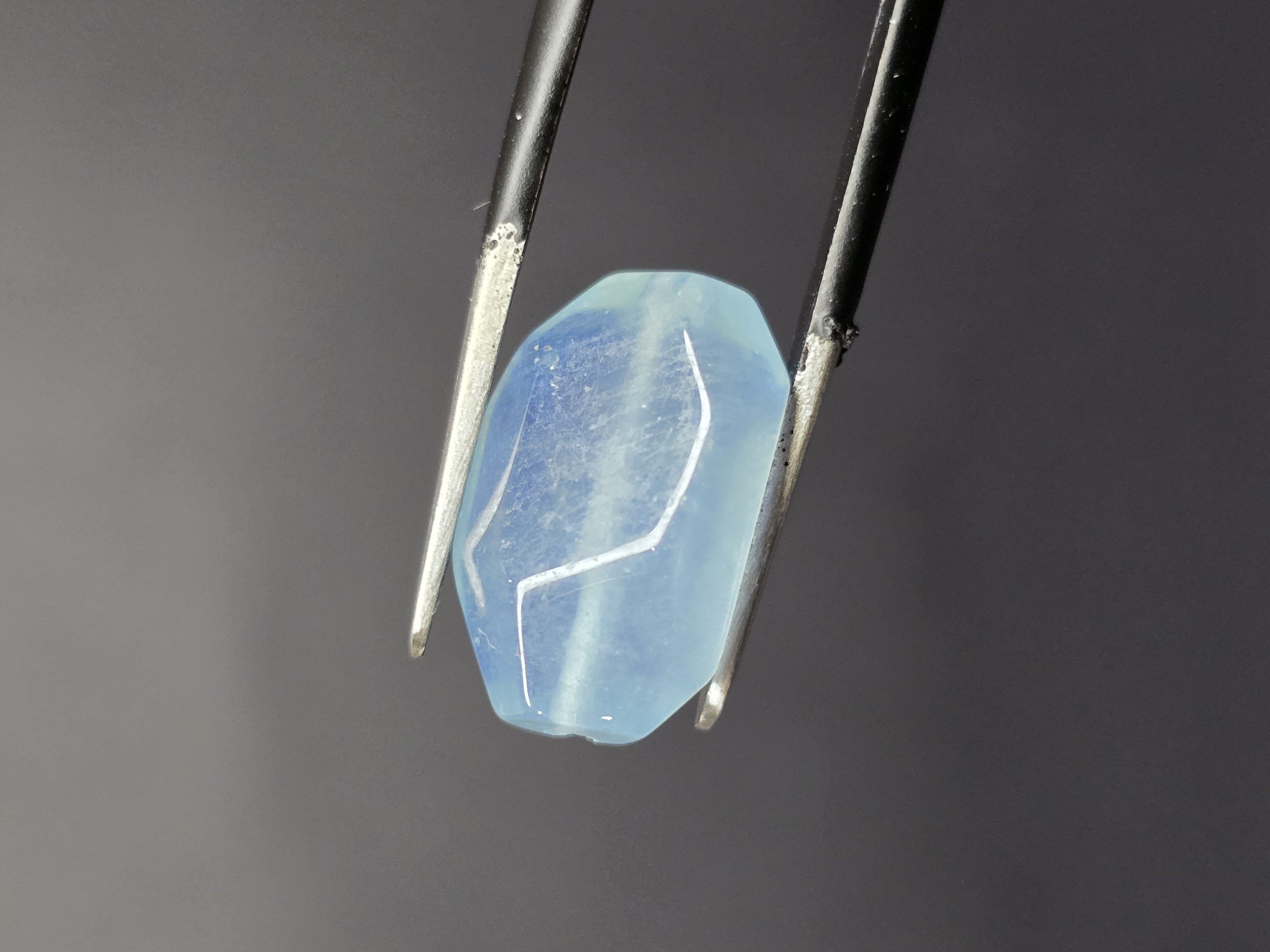 Hạt Lẻ Đá Aquamarine Freeform  (Đã Xỏ Lỗ - Bán Lẻ 1 Viên)_thumbnail_5