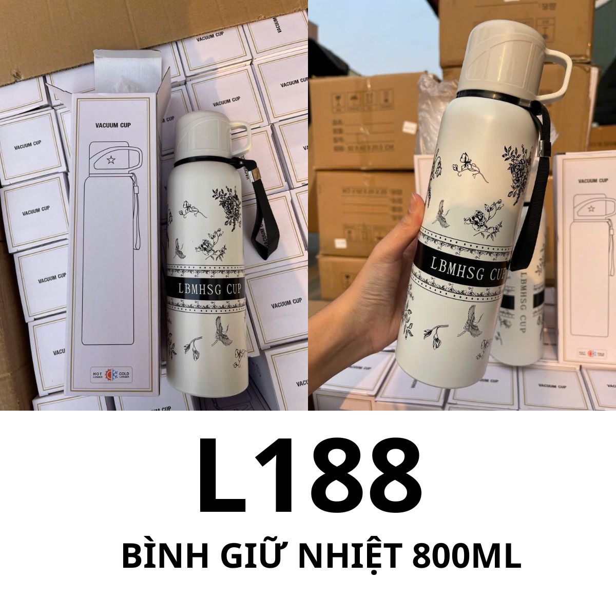 L188- BÌNH GIỮ NHIỆT 800ML