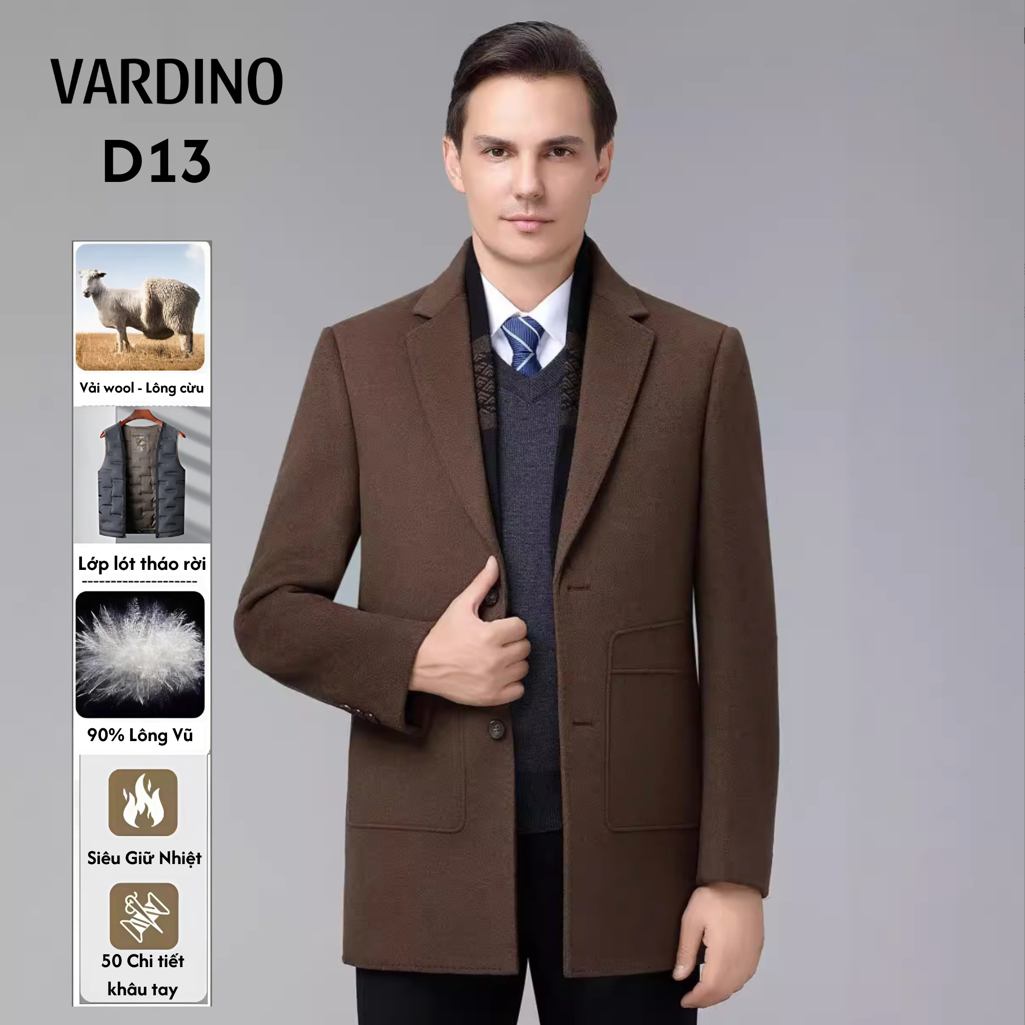 Áo khoác Mangto ngắn D13