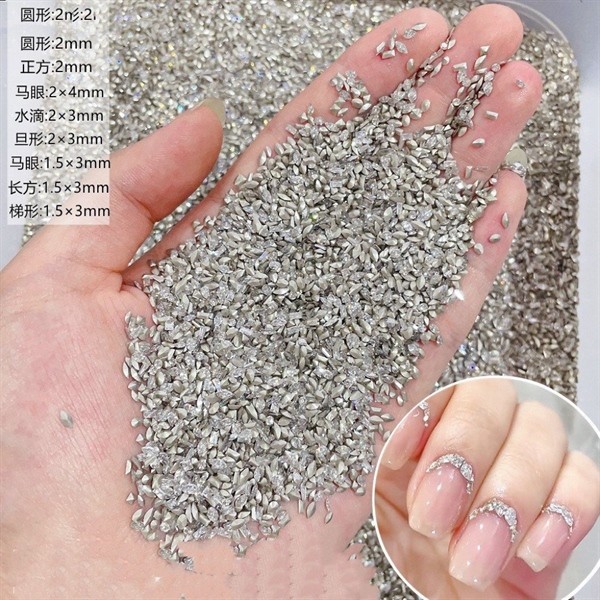 Set đá chân bằng - màu trắng - size nhỏ