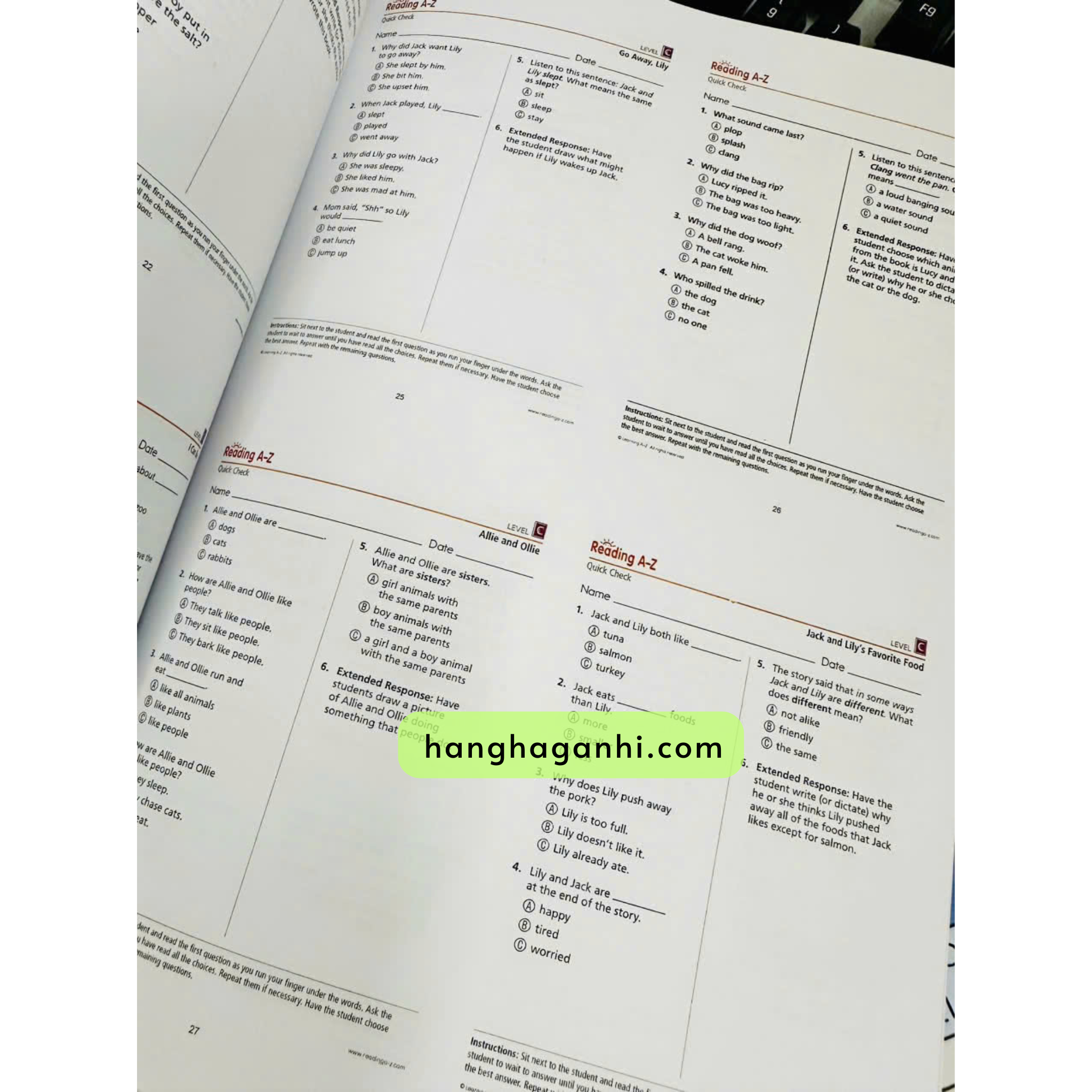 Quiz Razkids - Sách in gộp khổ A4 Theo Level - Level A - Level Z2_thumbnail_8