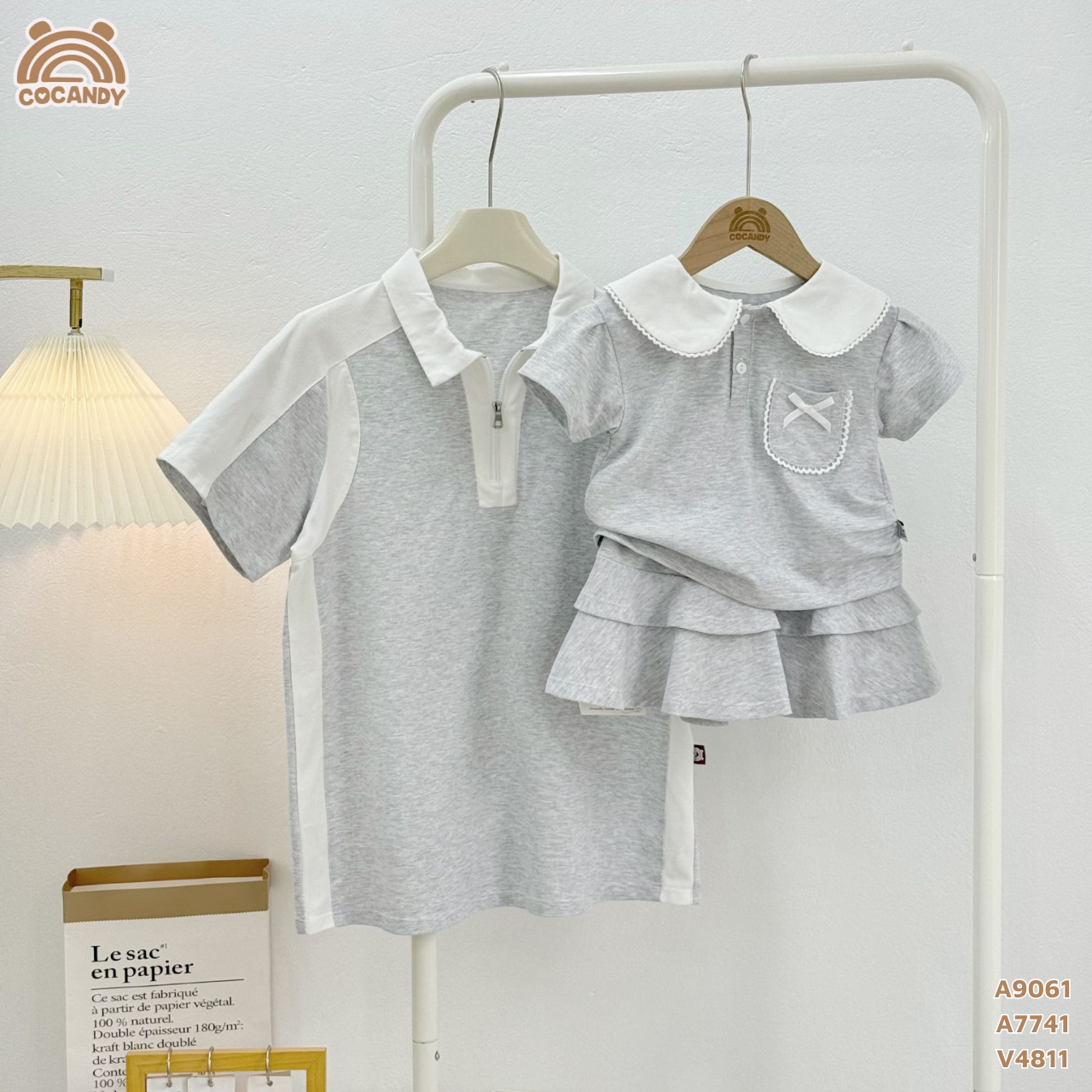 Áo cộc XÁM polo cổ khóa NAM_thumbnail_1