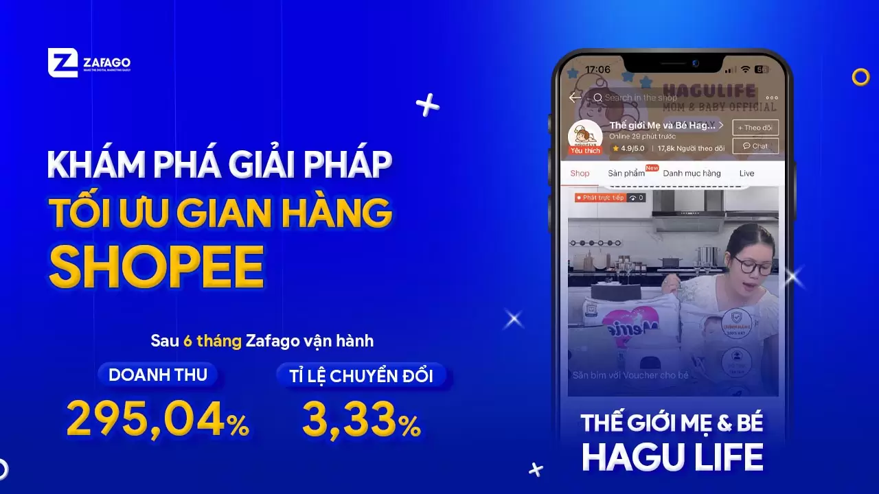 Thế giới mẹ và bé HAGU LIFE: Khám phá giải pháp tối ưu gian hàng Shopee tăng doanh thu vượt trội