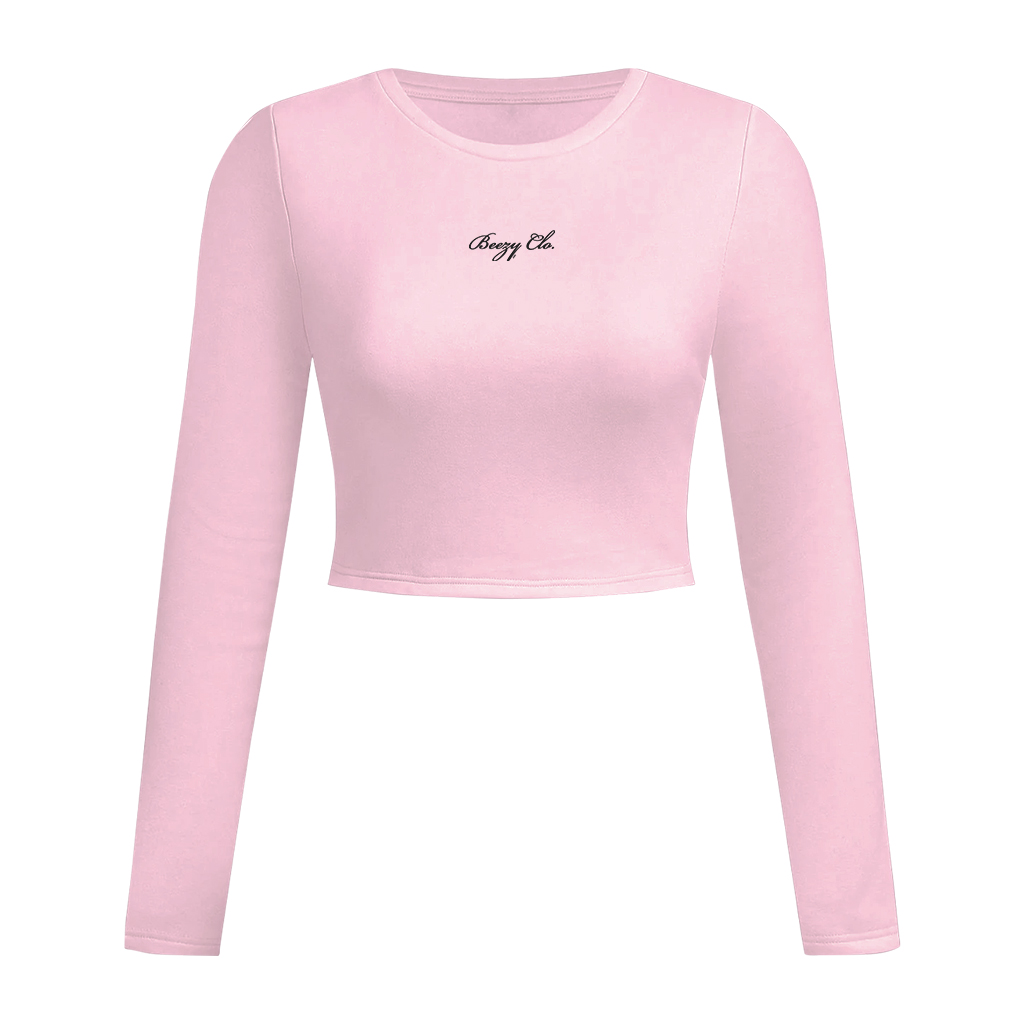 Áo thun nữ tay dài ôm body form croptop Beezy 2488 100% Visco co giãn 4 chiều form ôm tôn dáng thoải mái dễ phối đồ_thumbnail_13