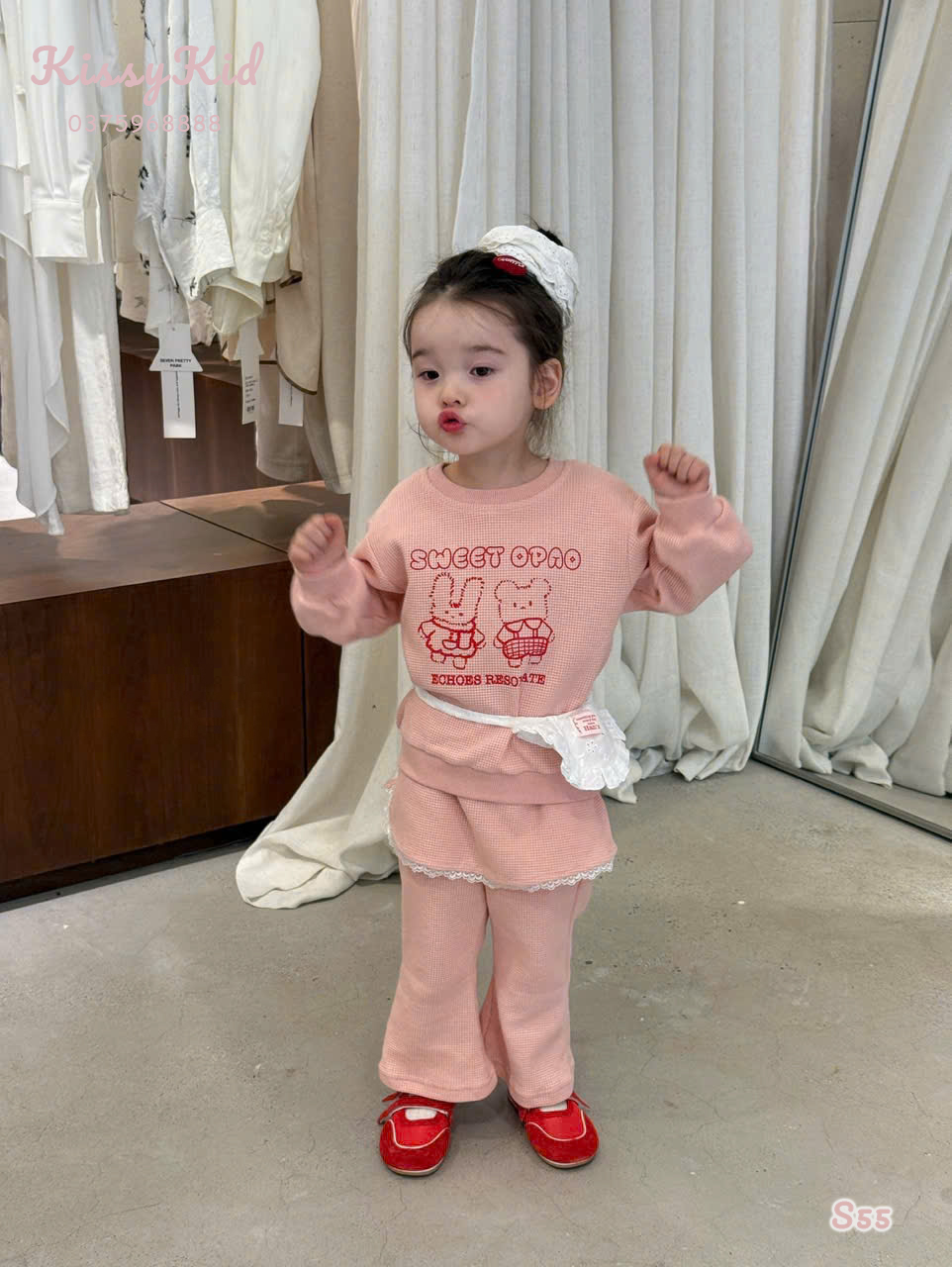 (S55) Set nỉ hồng Sweet Opao_thumbnail_0