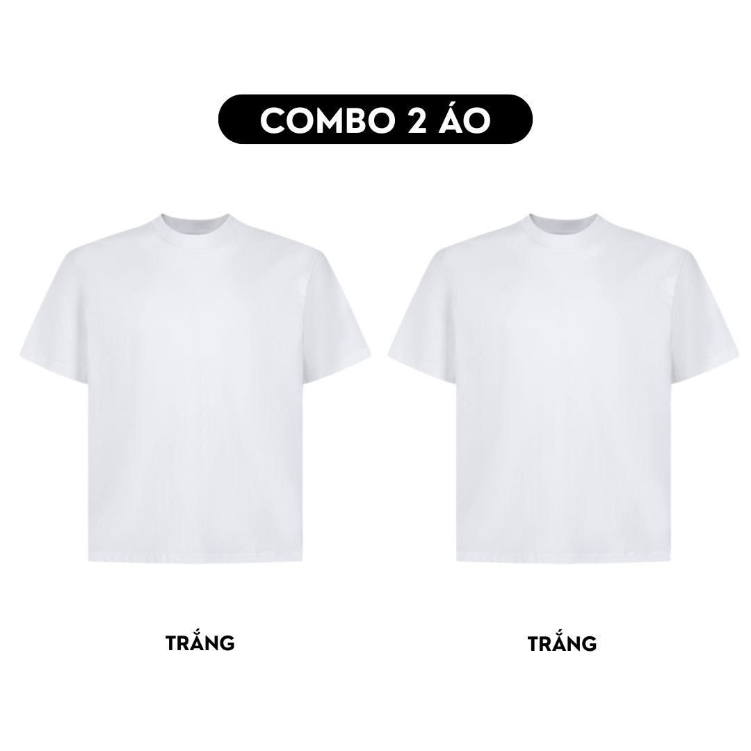 Combo 2 Áo thun trơn form boxy AXT01_thumbnail_17