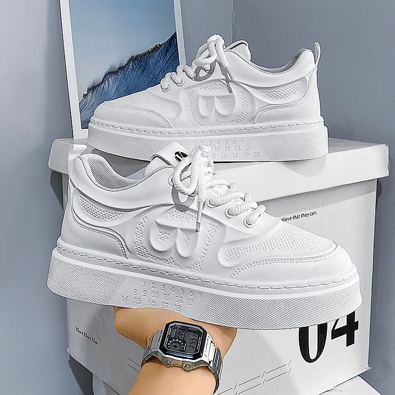 Giày Sneaker Nam Hoạ Tiết Chữ B Phong Cách Hàn Quốc GC5