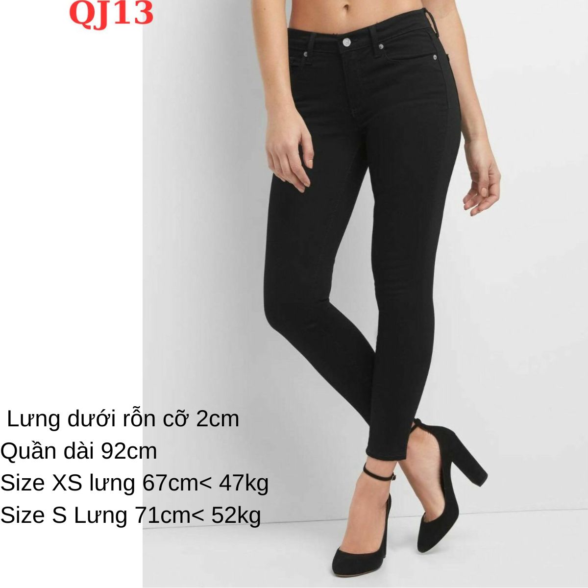 QJ13 Jean ôm 9 tấc Uni