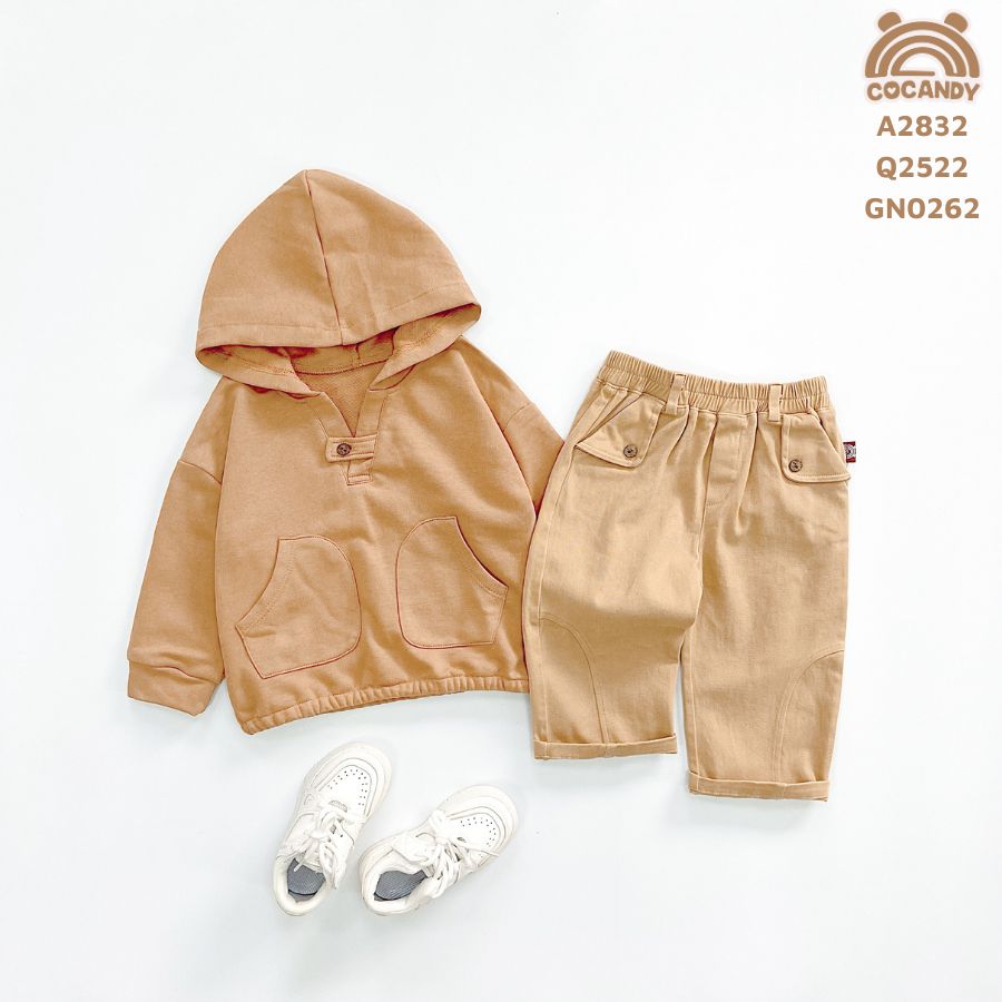 Áo dài hoodie NÂU 2 túi_thumbnail_2