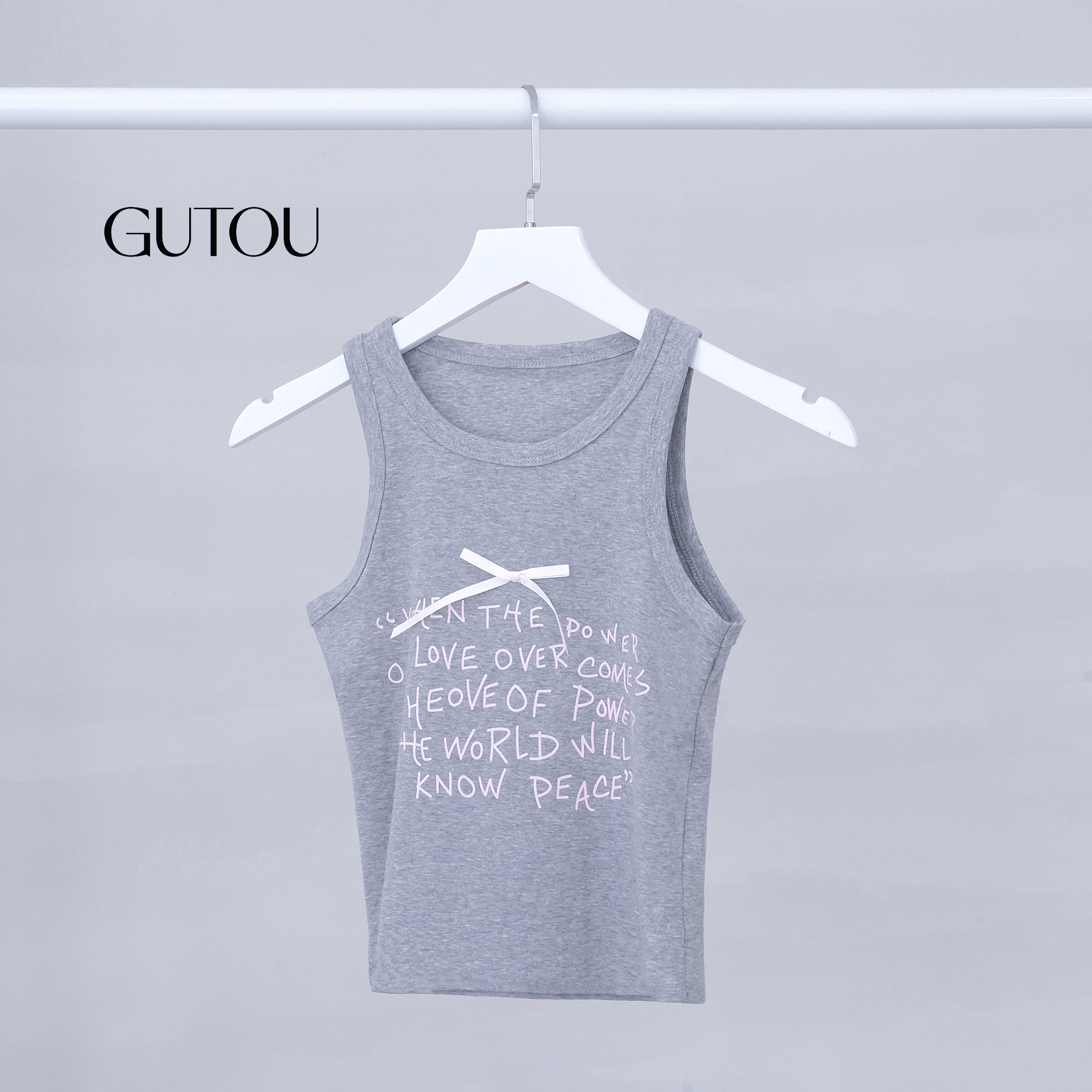 [ GUTOU ] Áo Tank Top Basic Thêu Nơ_thumbnail_6